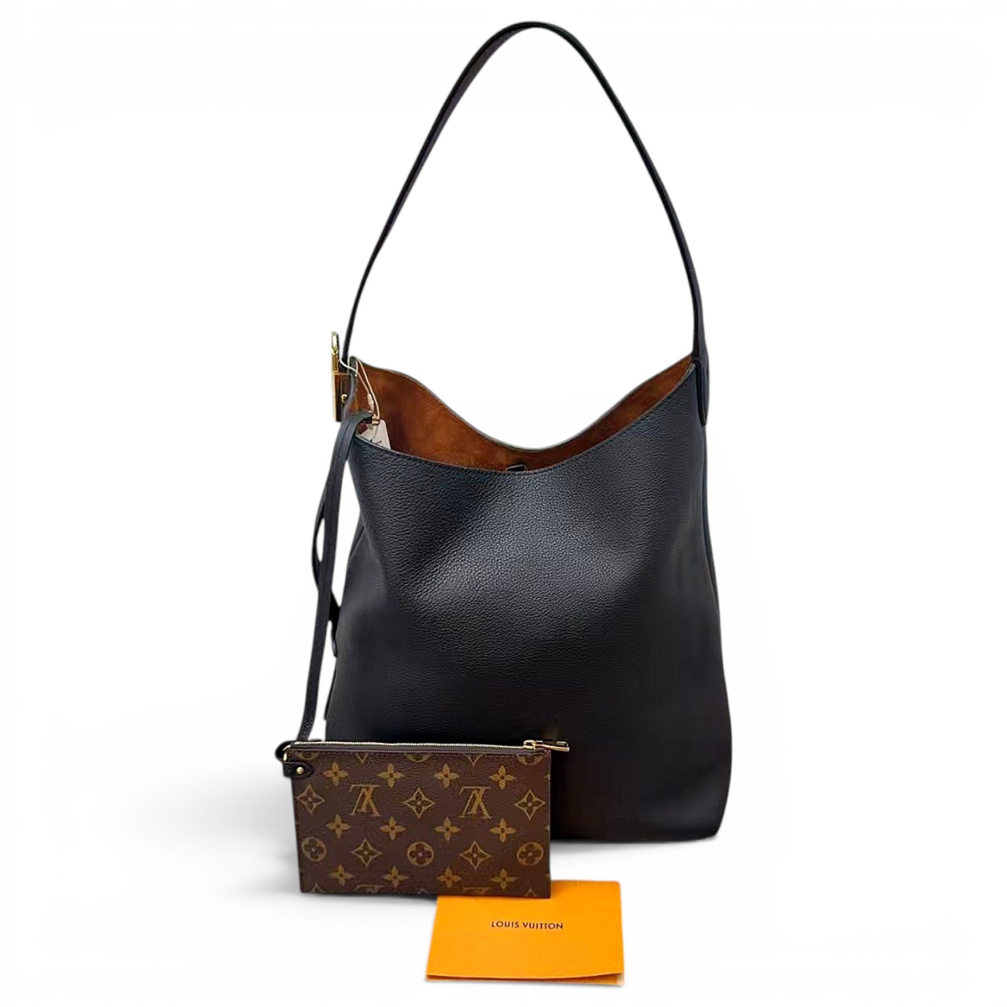 Low Key Hobo leather handbag