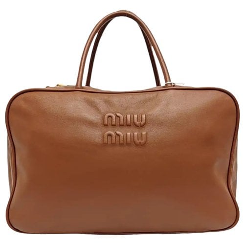 Beau leather handbag