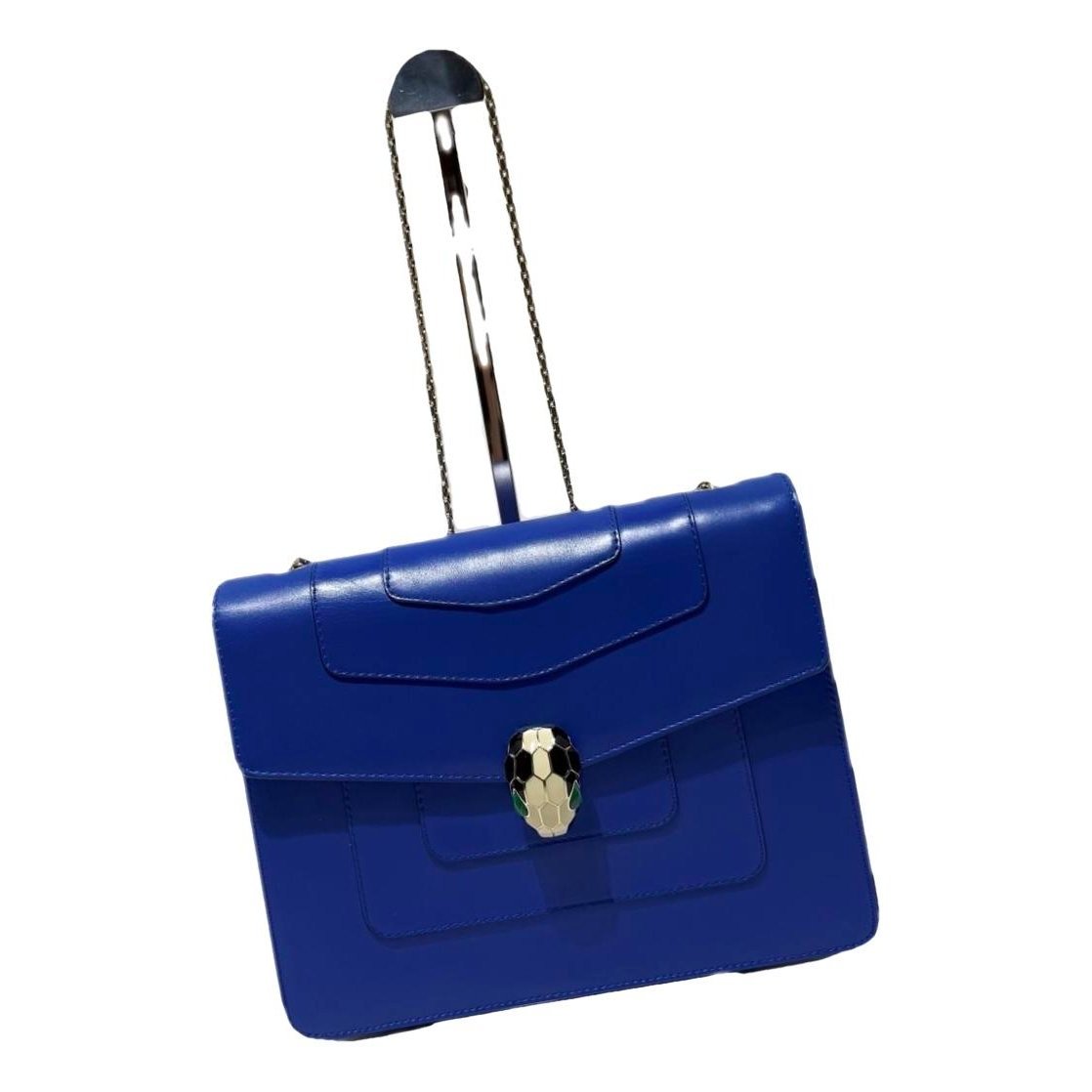 Serpenti leather handbag