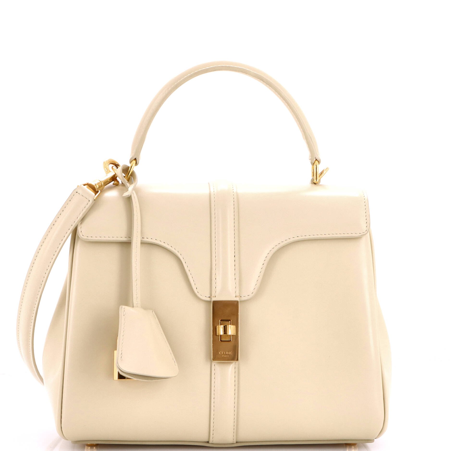 16 Top Handle Bag Smooth Calfskin Small