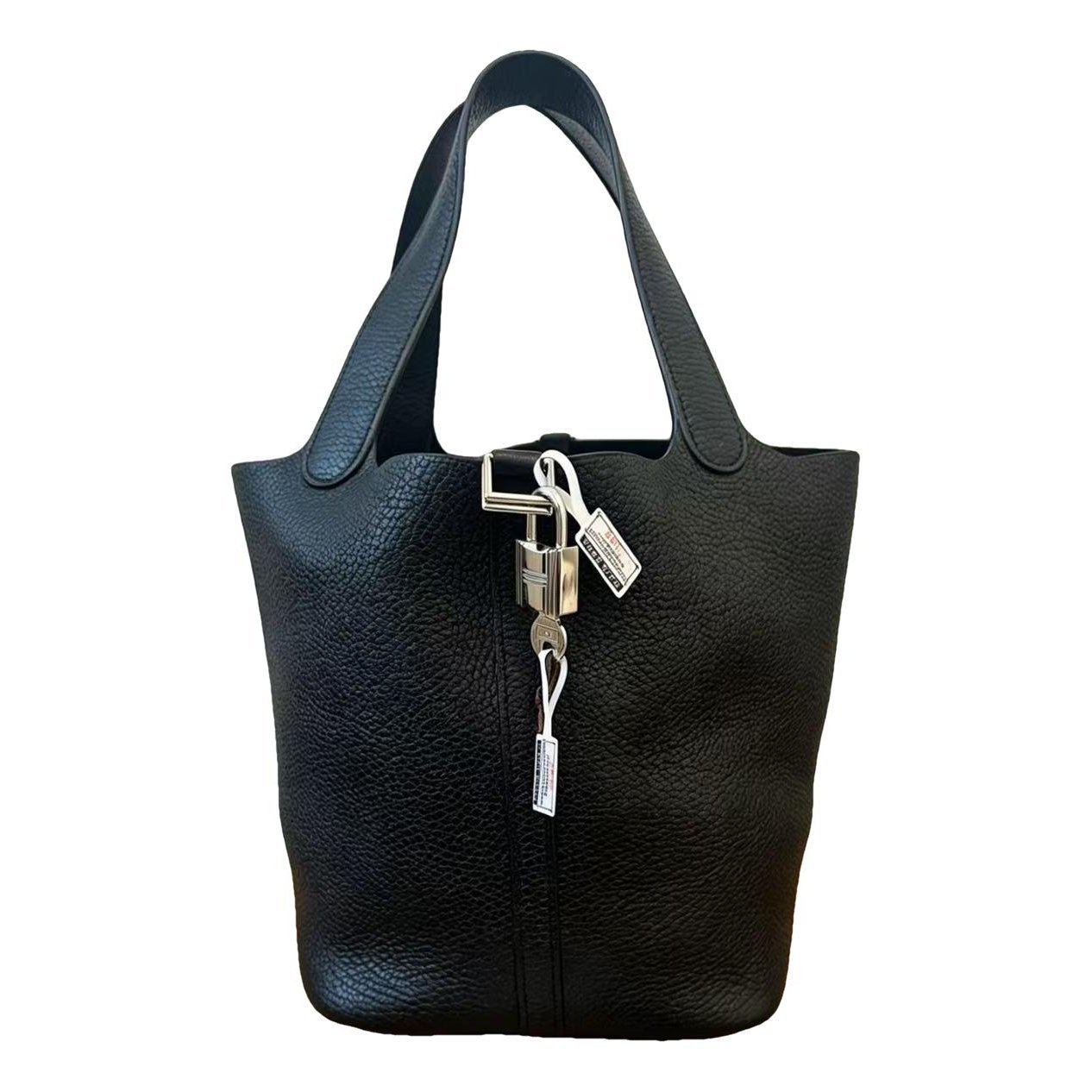 Picotin leather handbag