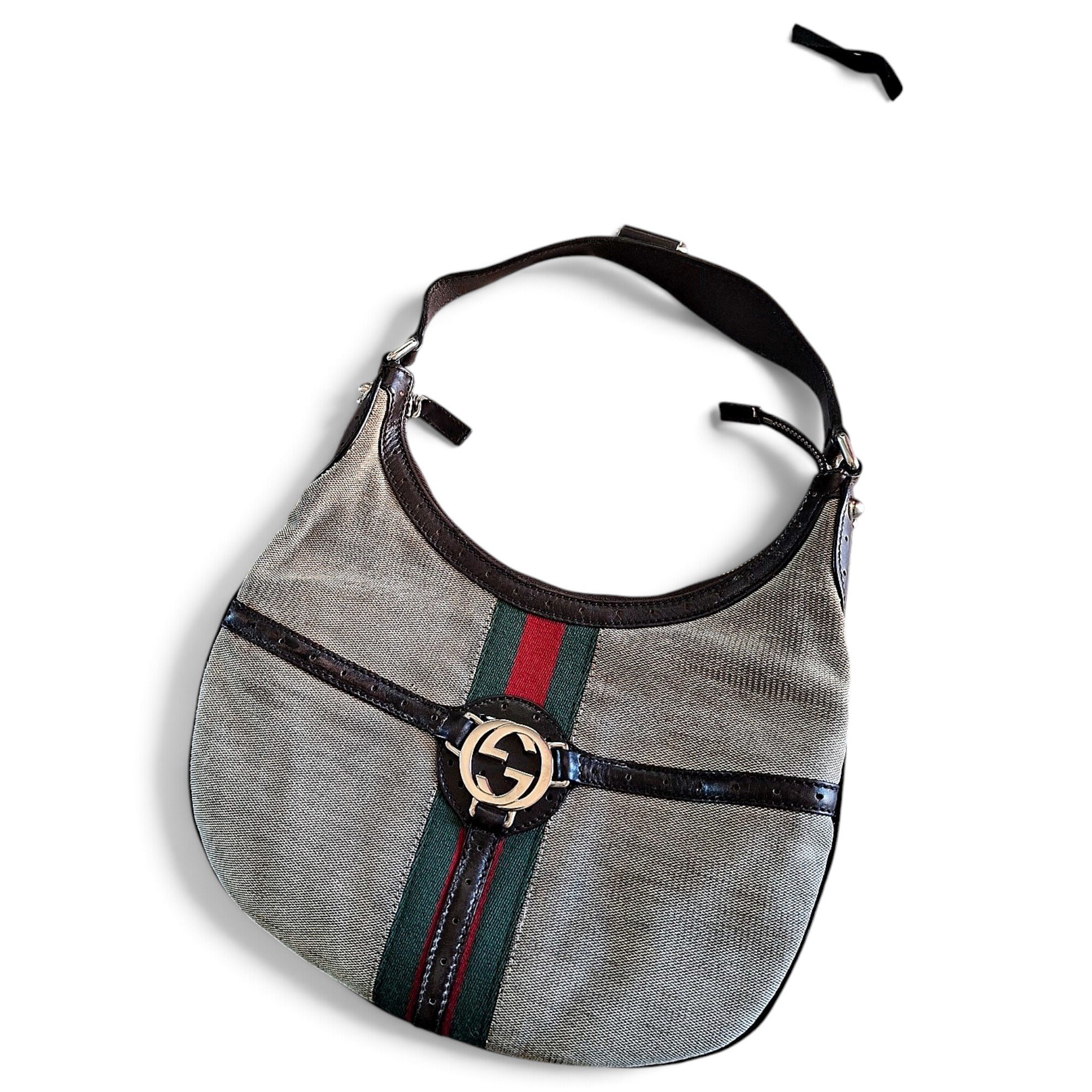 Hobo leather handbag