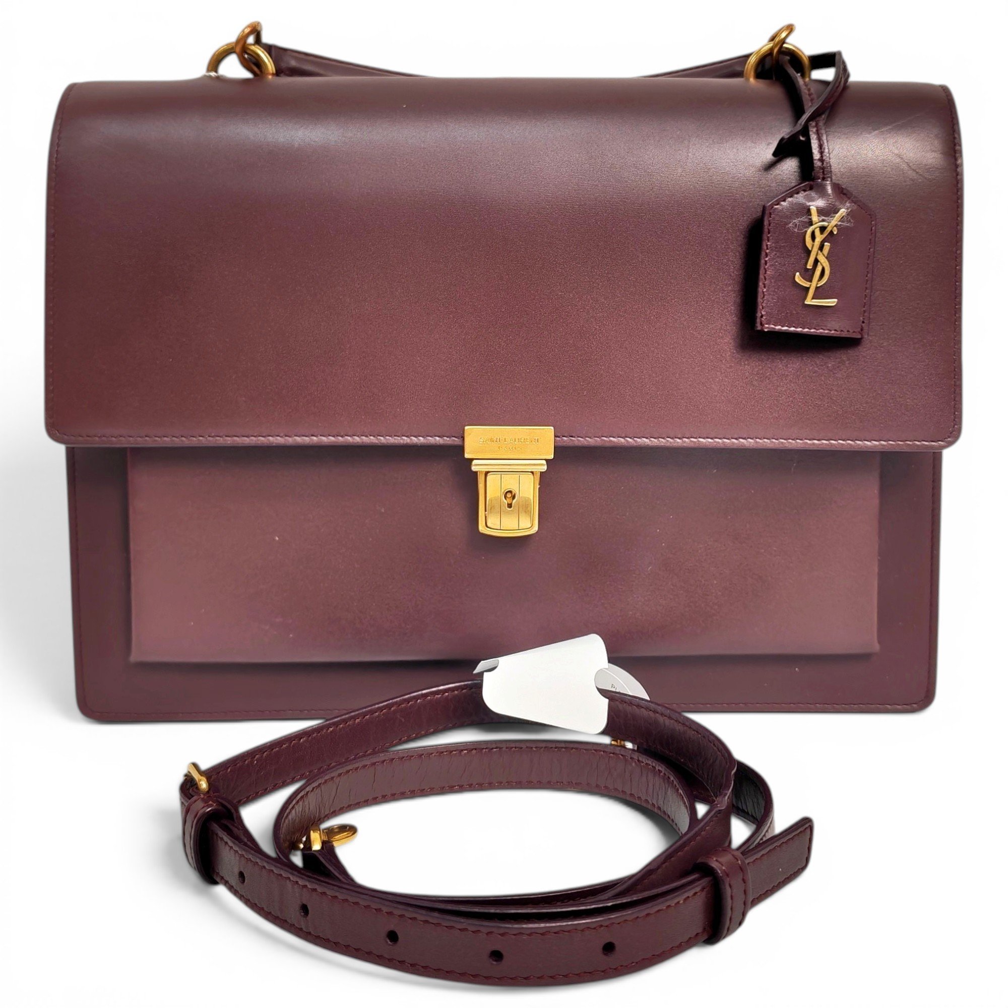 High School leather handbag