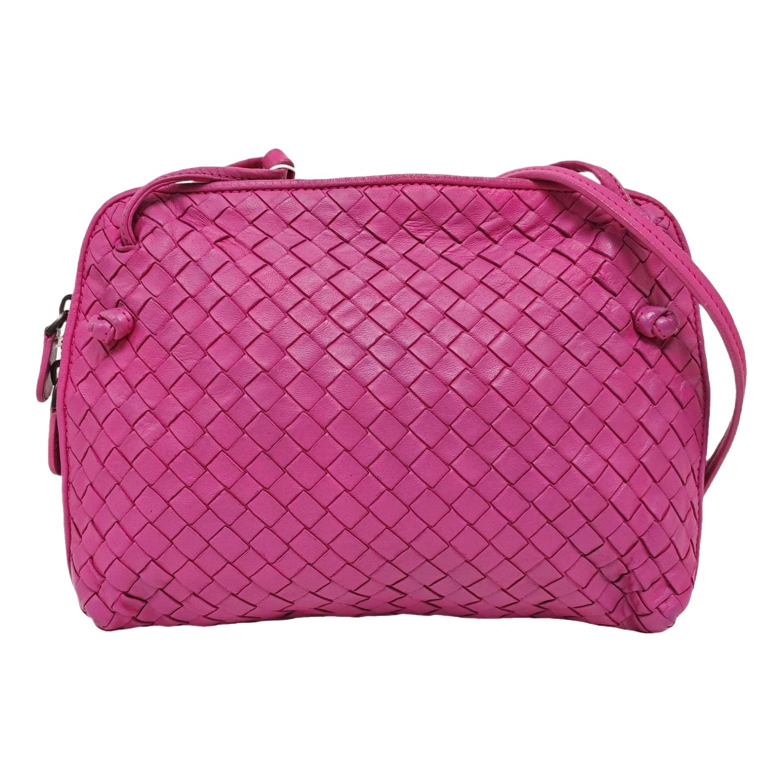 Loop leather crossbody bag