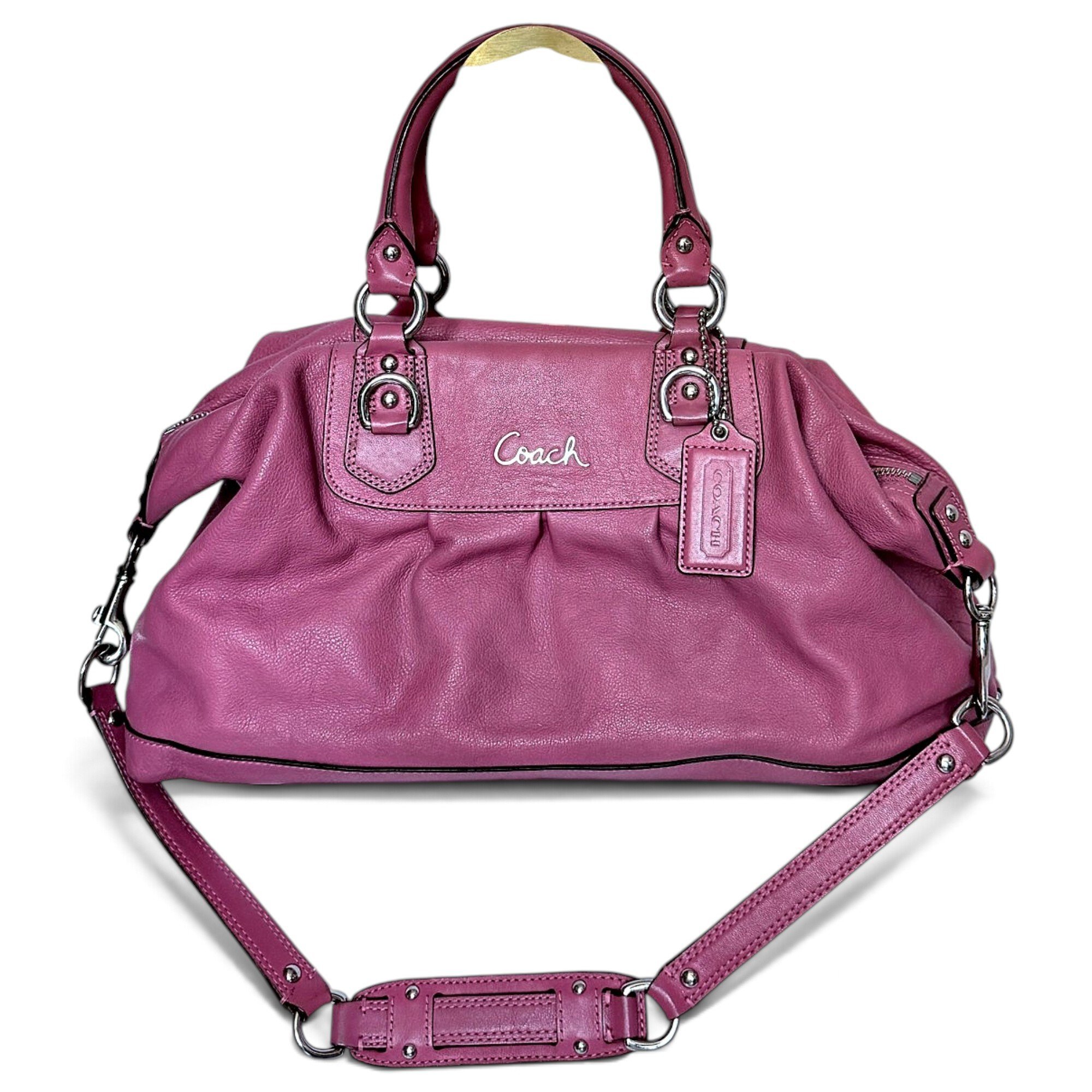 Madison leather satchel