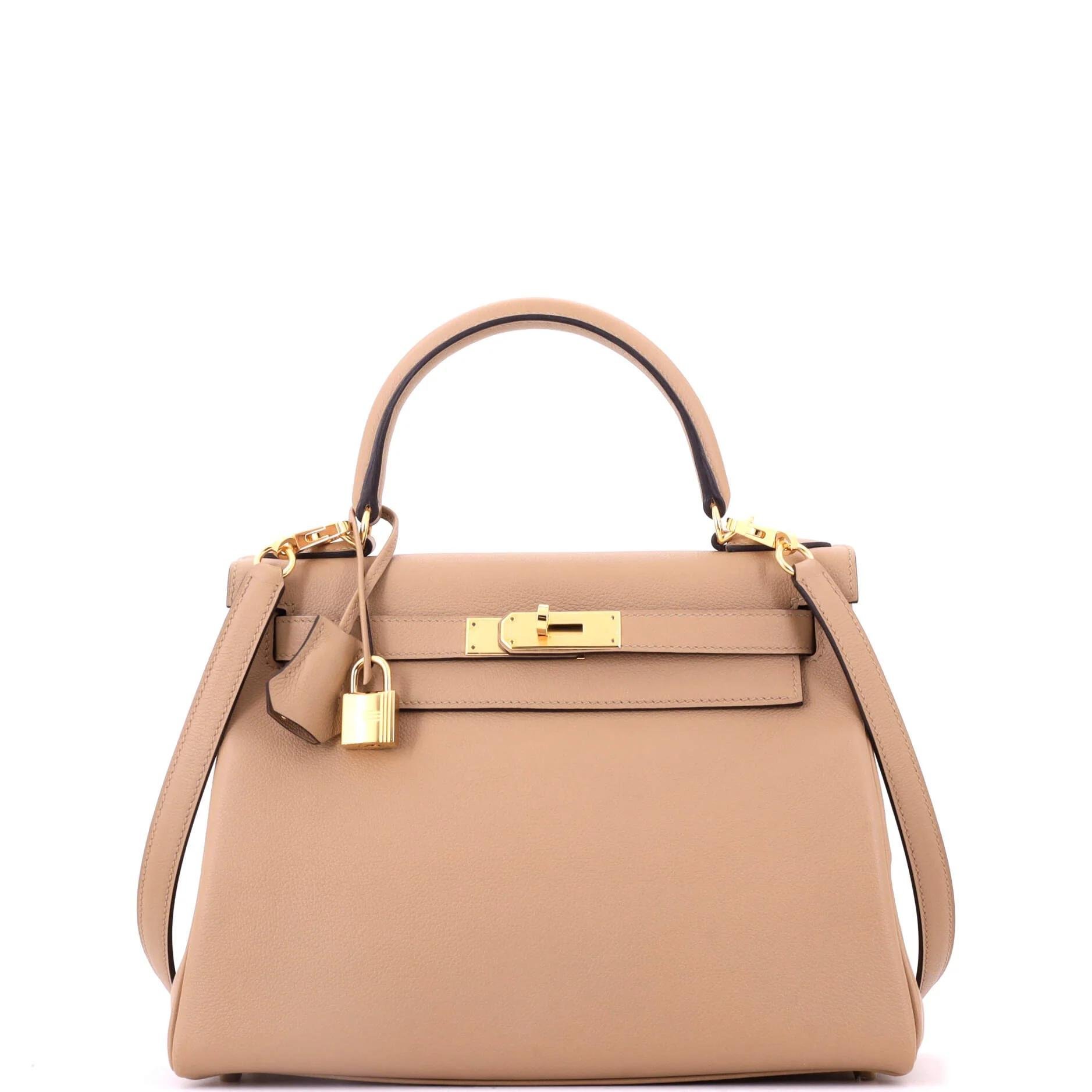 Kelly 28 leather handbag