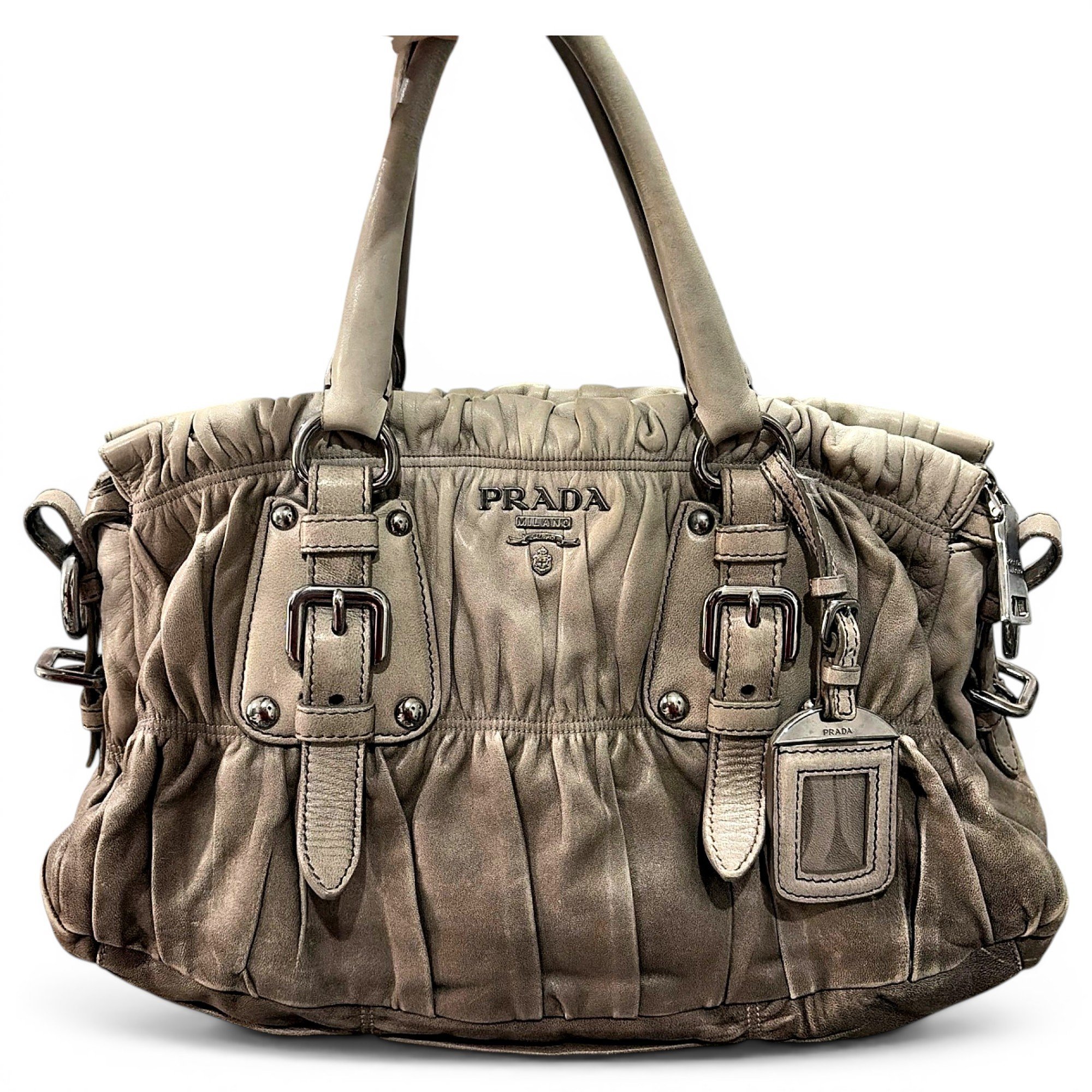 Leather handbag