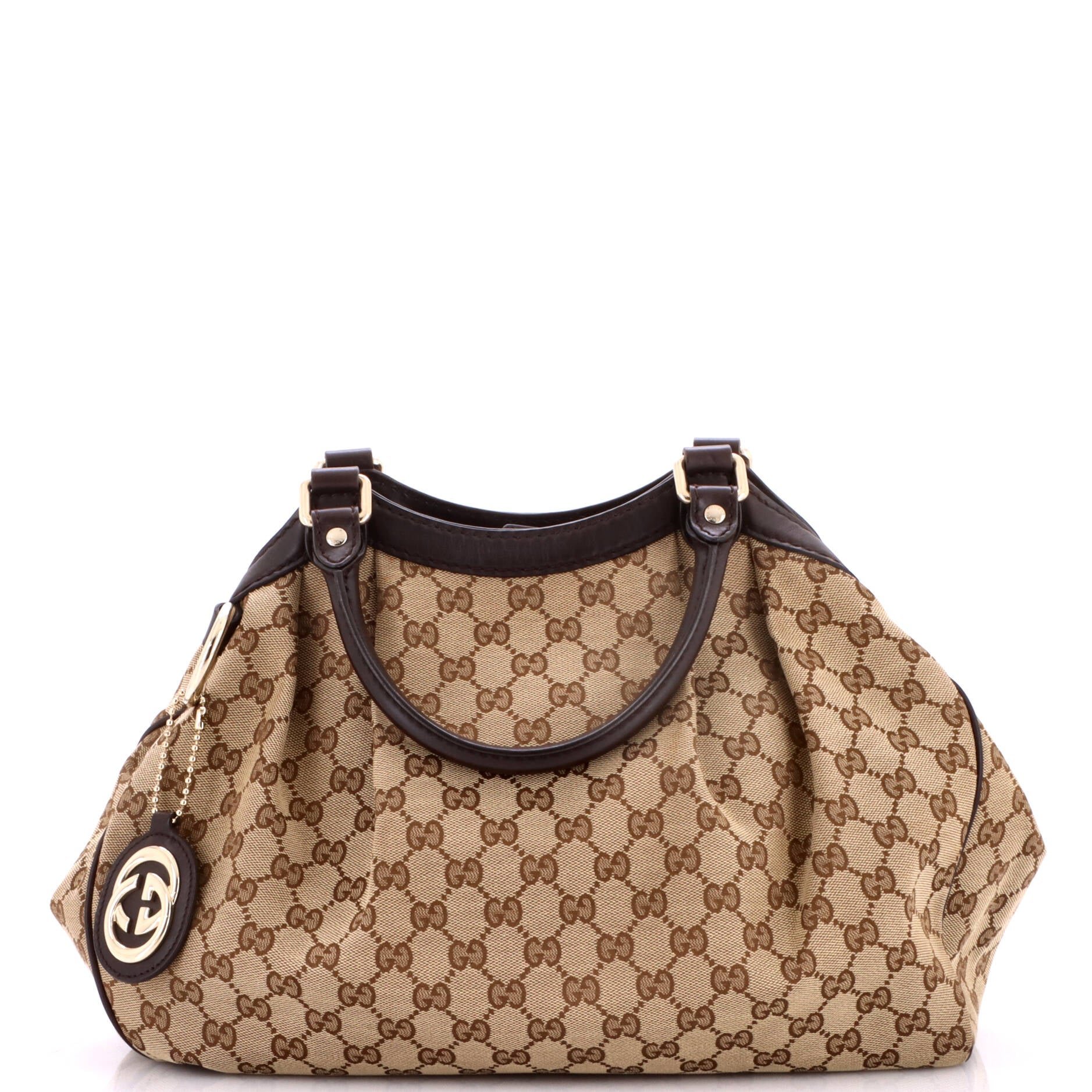 Sukey Tote GG Canvas with Leather Medium