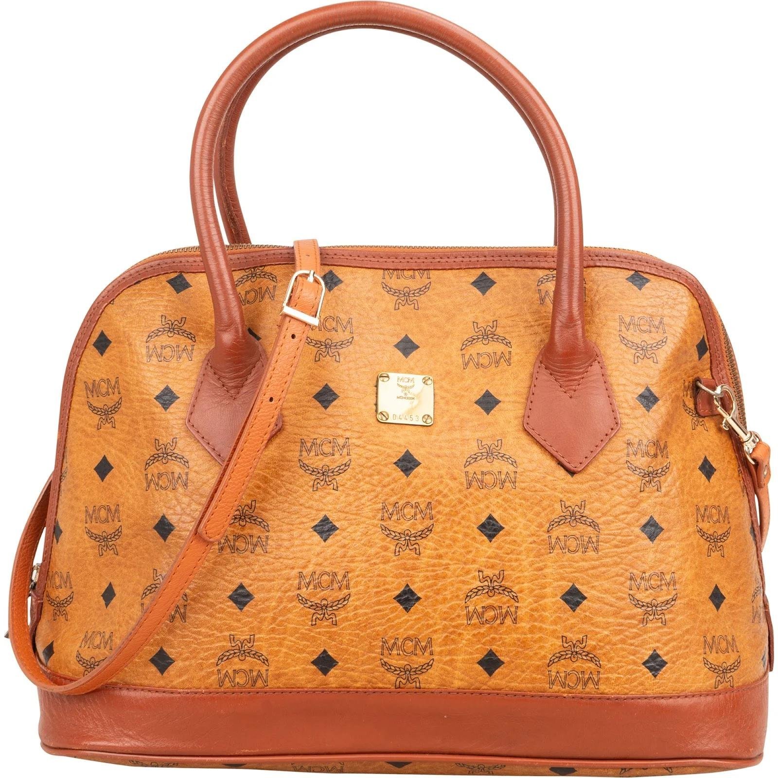 MCM Boston leather crossbody bag