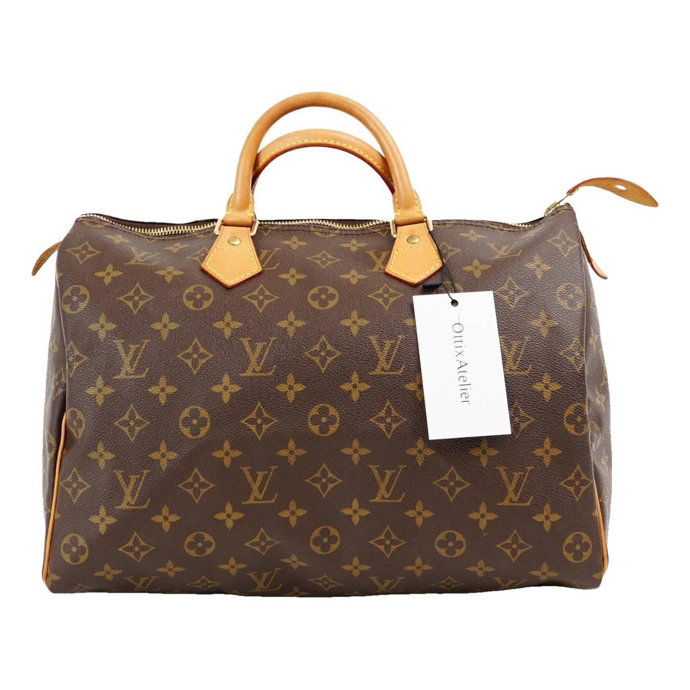 Speedy leather handbag