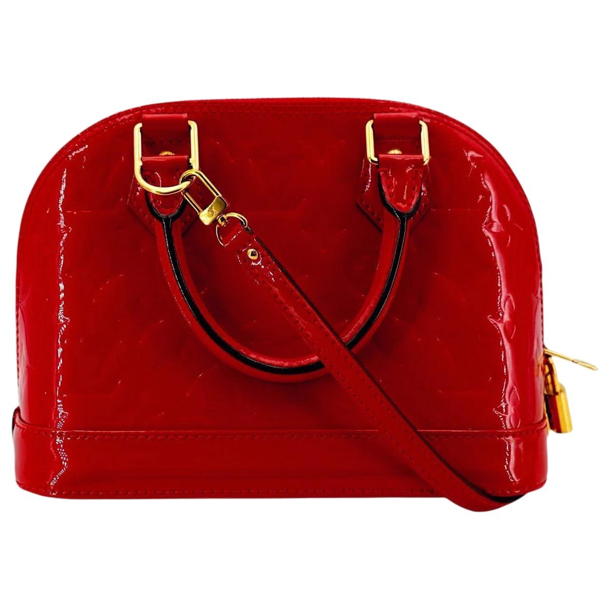 Alma BB patent leather handbag