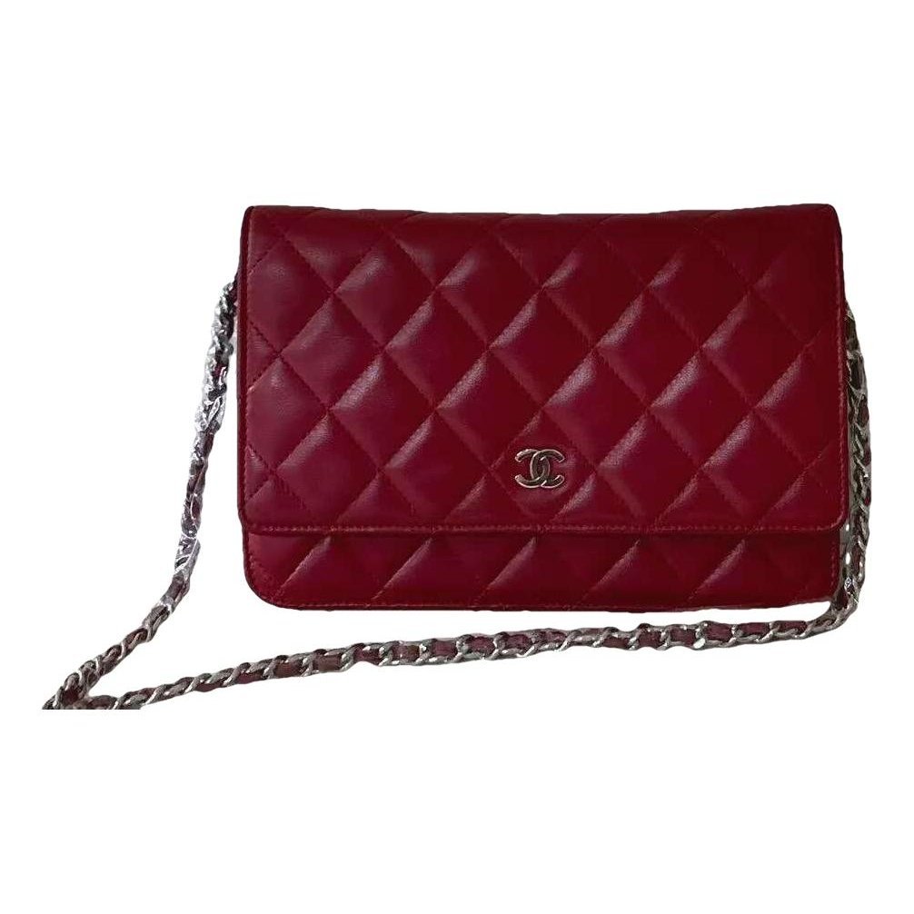 Wallet On Chain Timeless/Classique leather handbag
