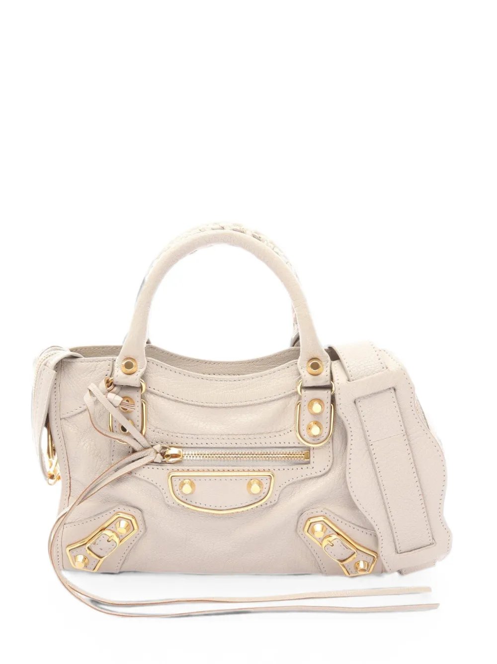 Balenciaga 2000s mini City metallic edge handbag