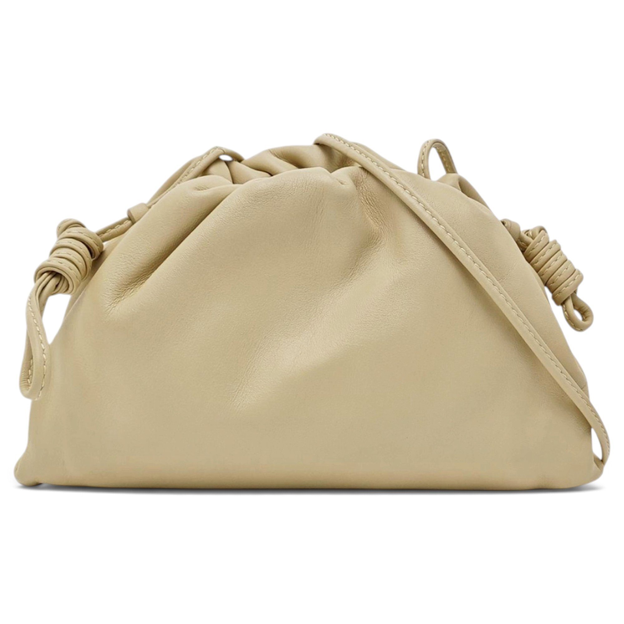 Pouch leather handbag