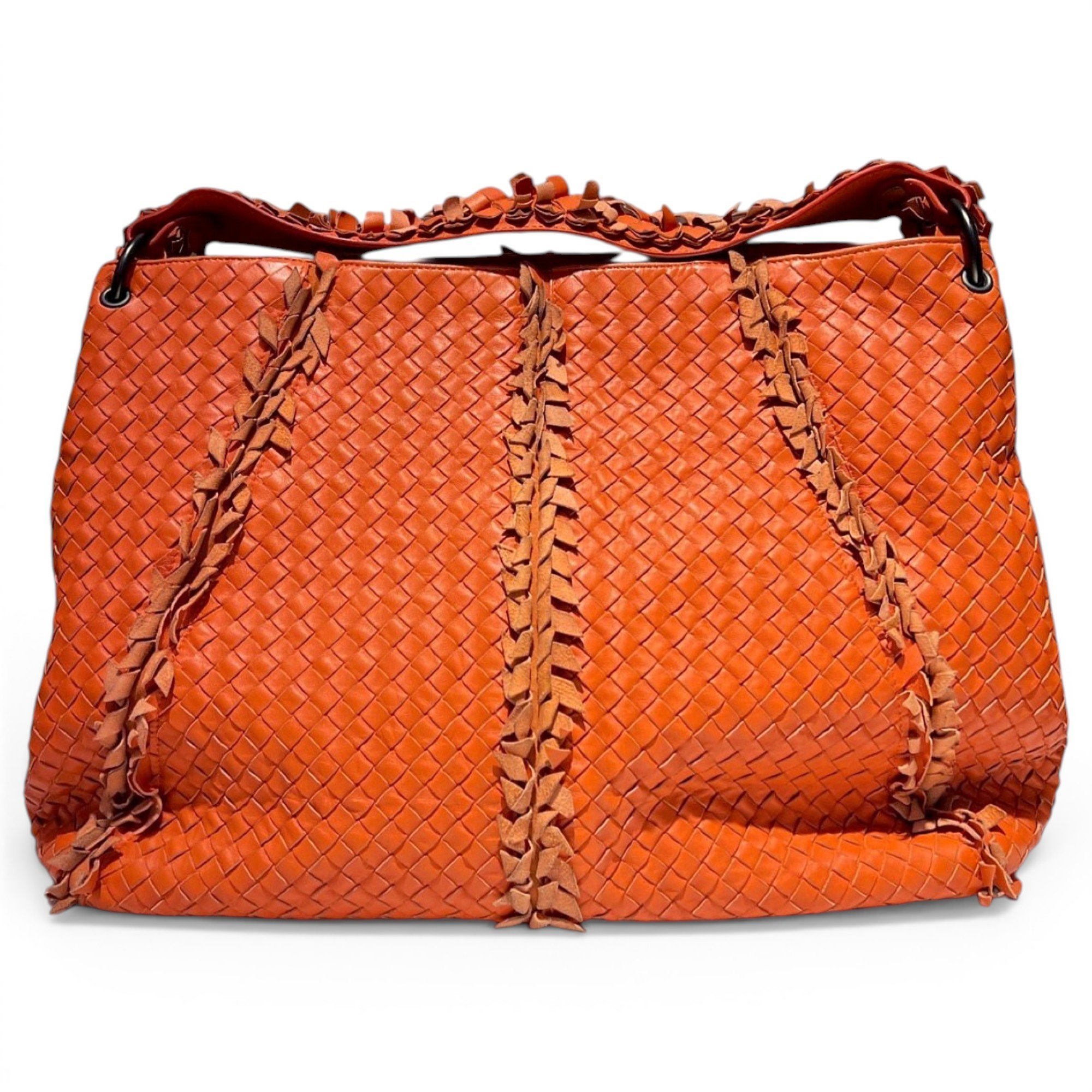 Leather tote