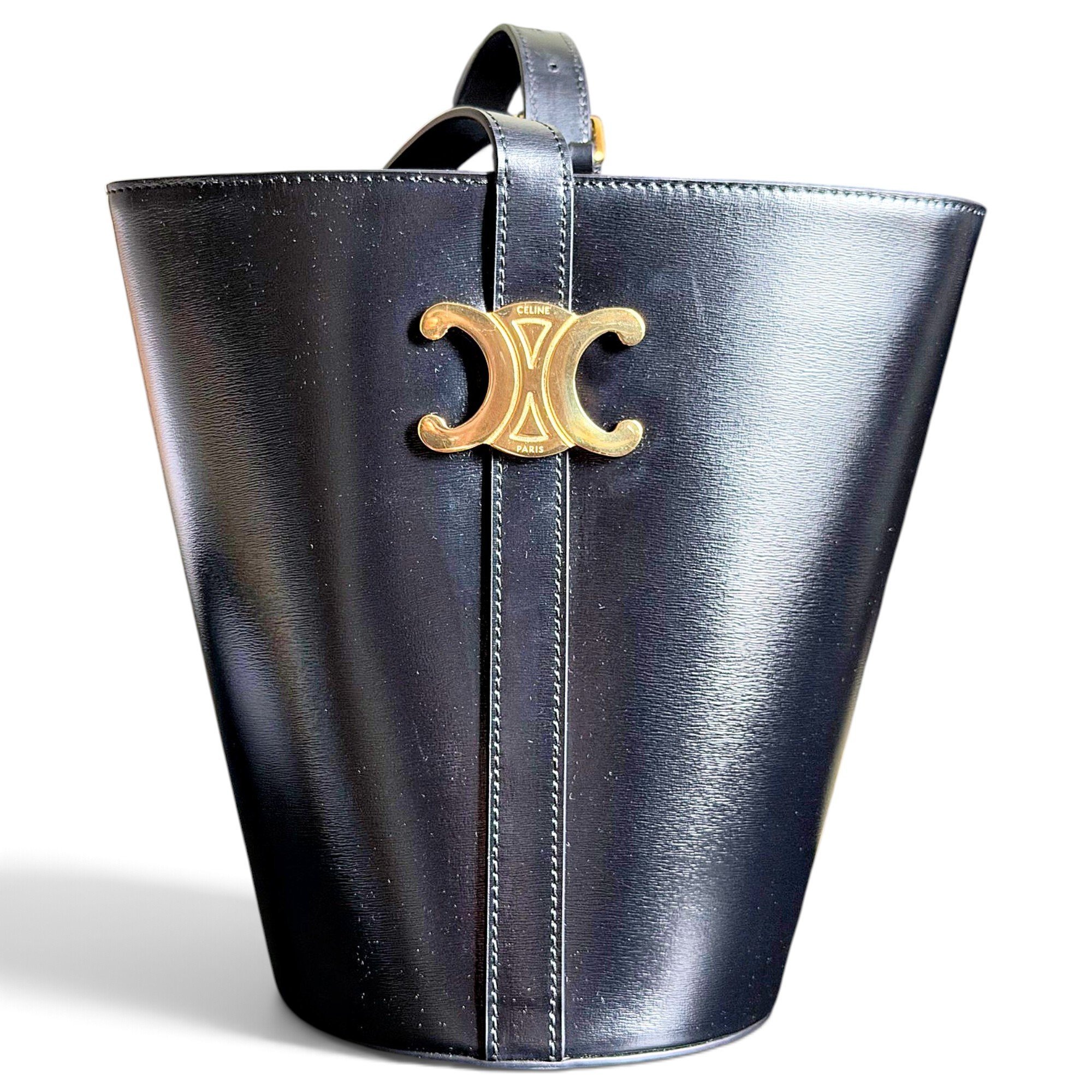 Triomphe leather handbag