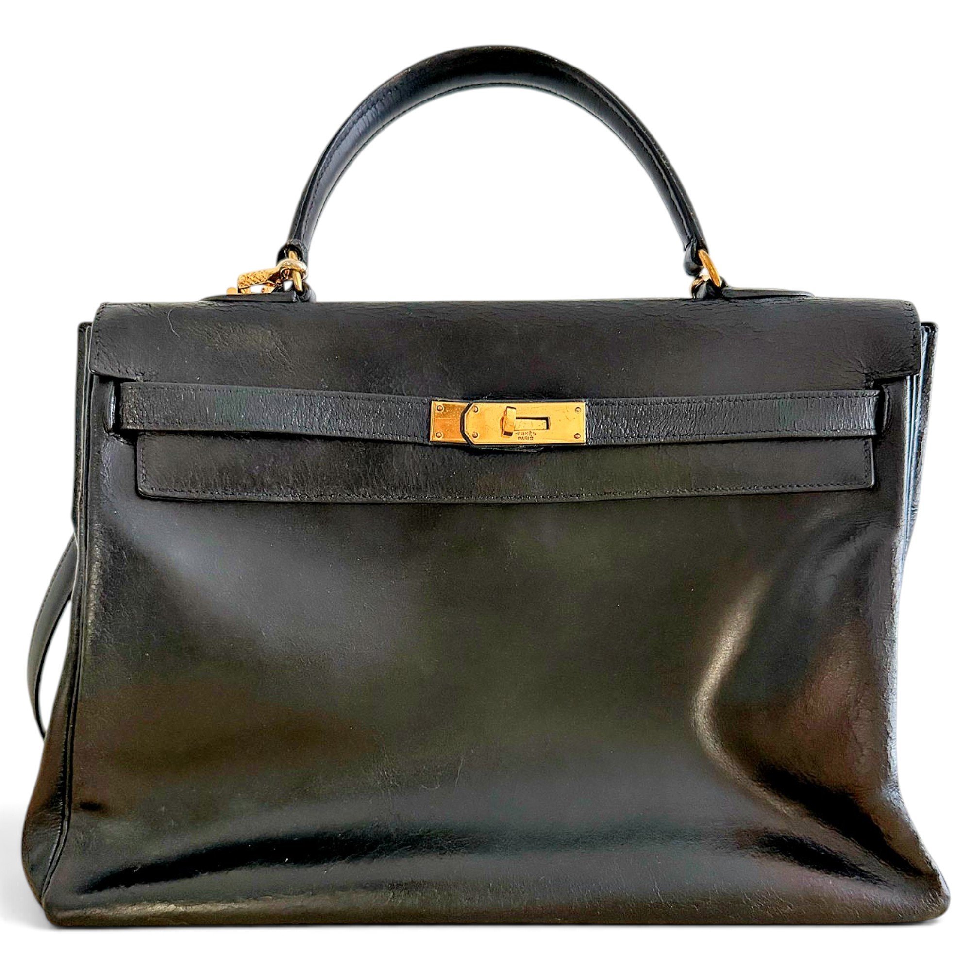 Kelly 35 leather handbag