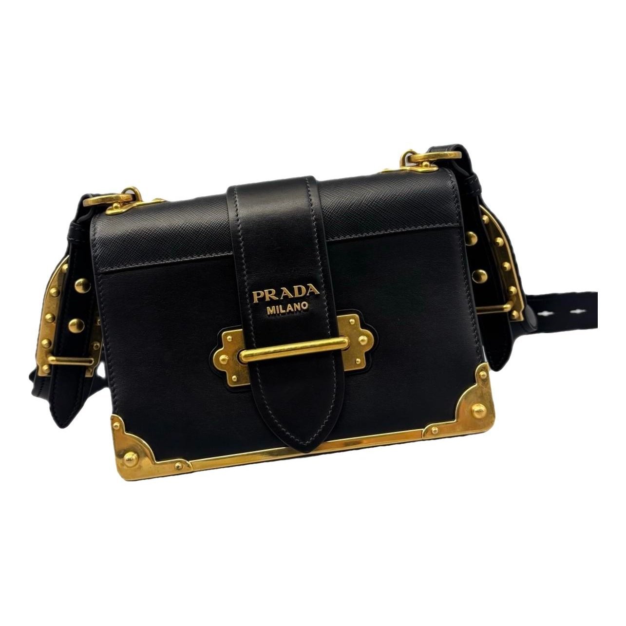 Cahier leather handbag