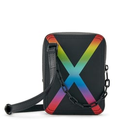Louis Vuitton Virgil Abloh Rainbow X and Black Taiga Danube PM Black Hardware, 2019