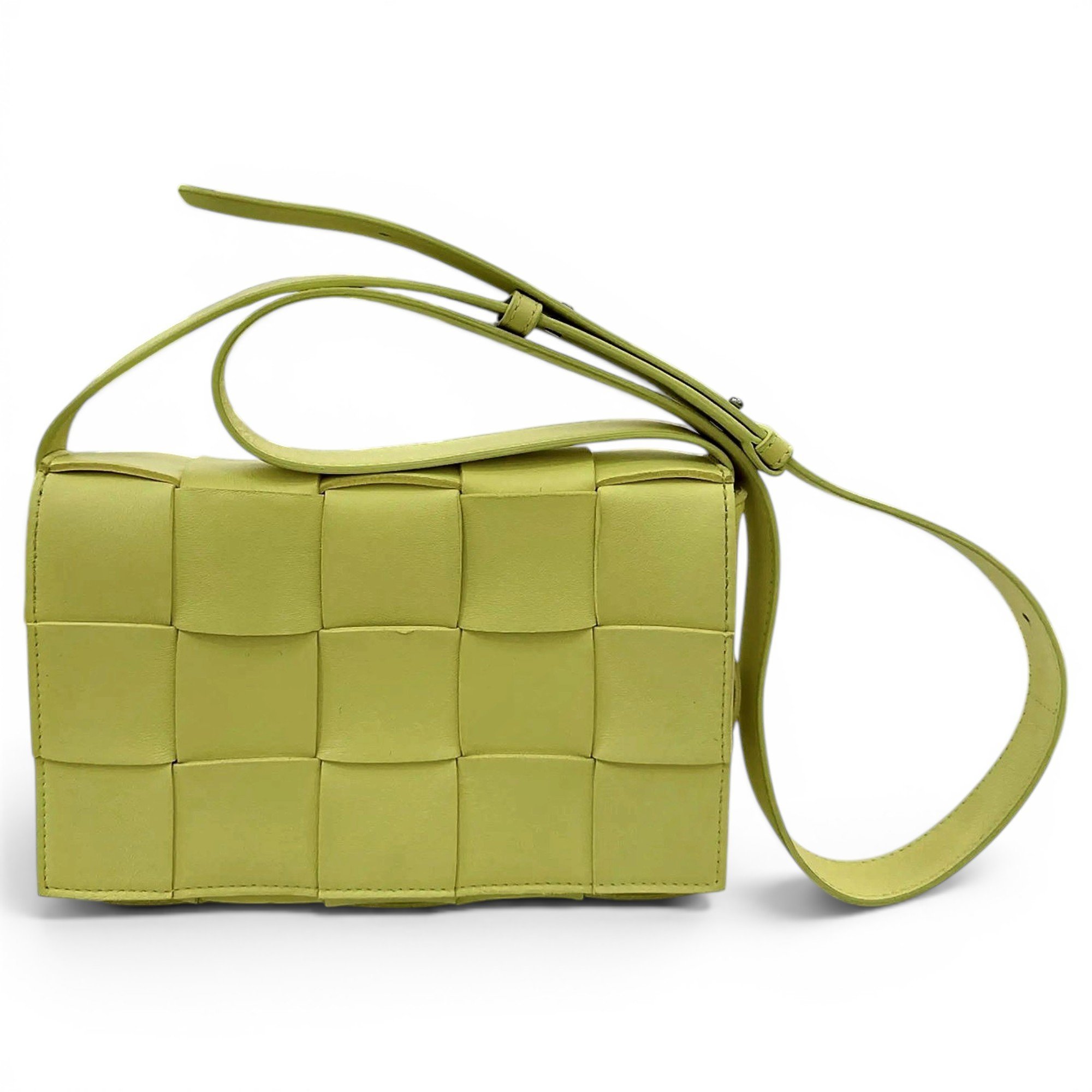 Cassette leather crossbody bag