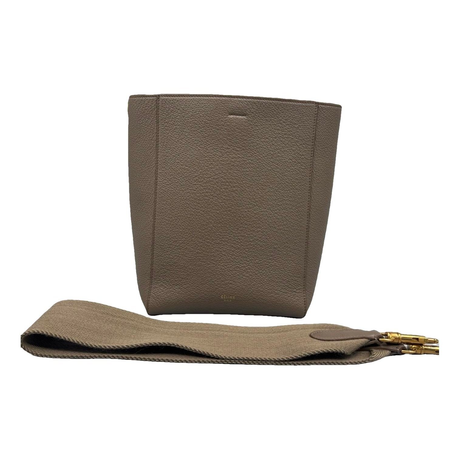 Seau Sangle leather handbag