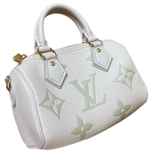 Louis Vuitton Nano Speedy / Mini HL leather handbag
