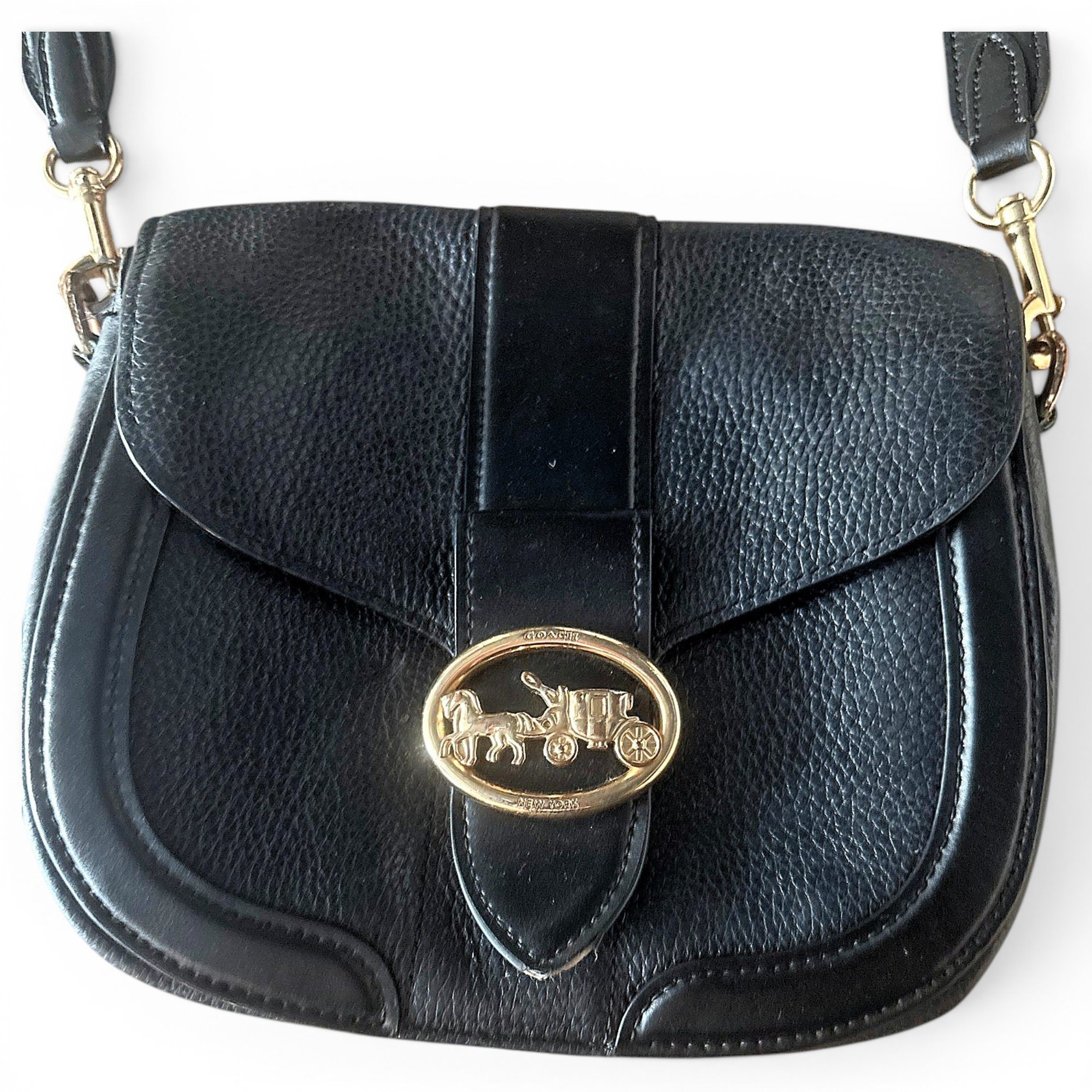 Leather crossbody bag