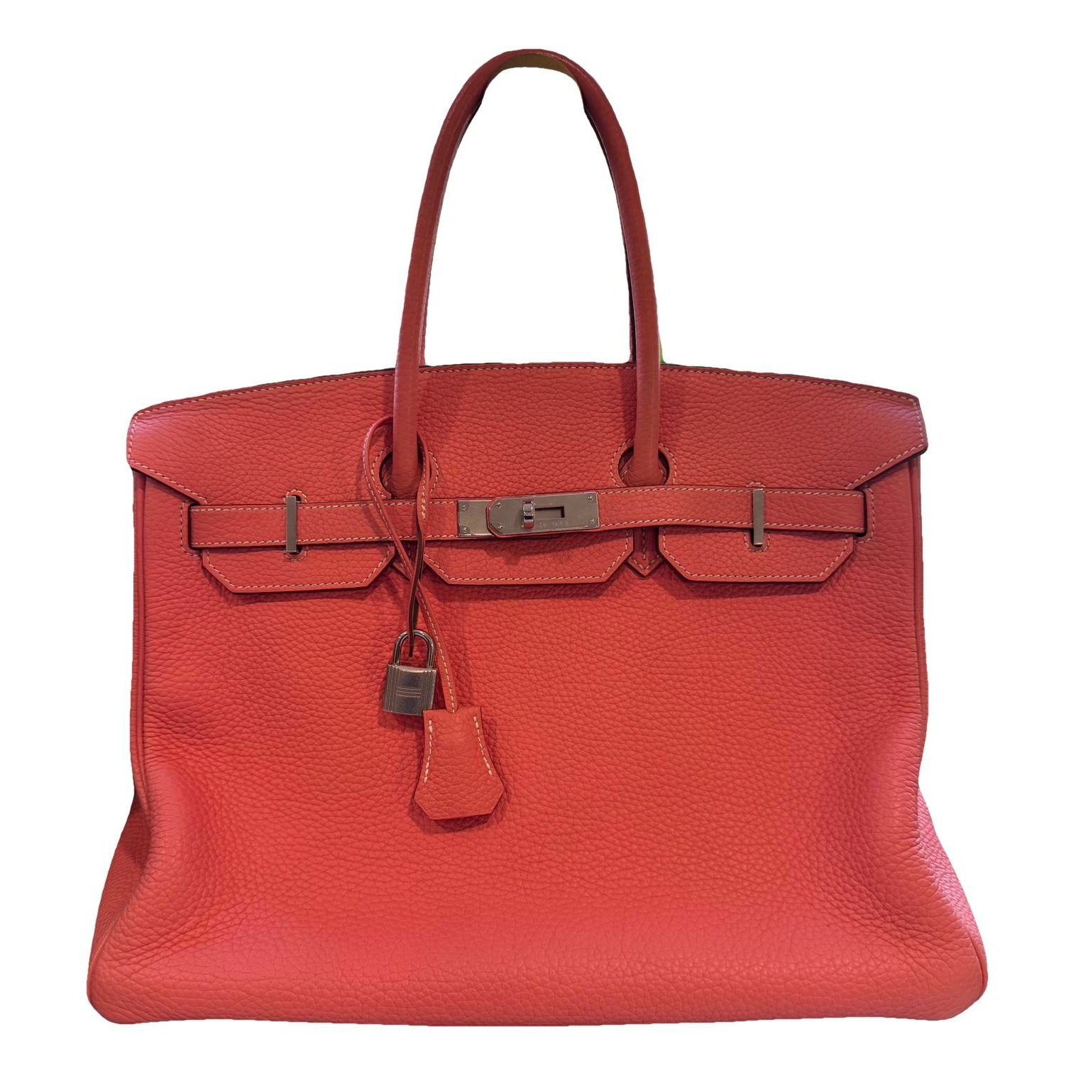 Birkin 35 leather handbag