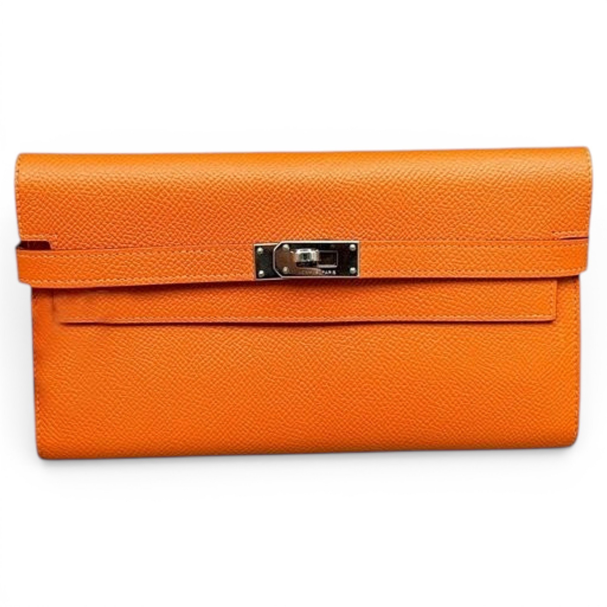 Kelly to go leather clutch bag