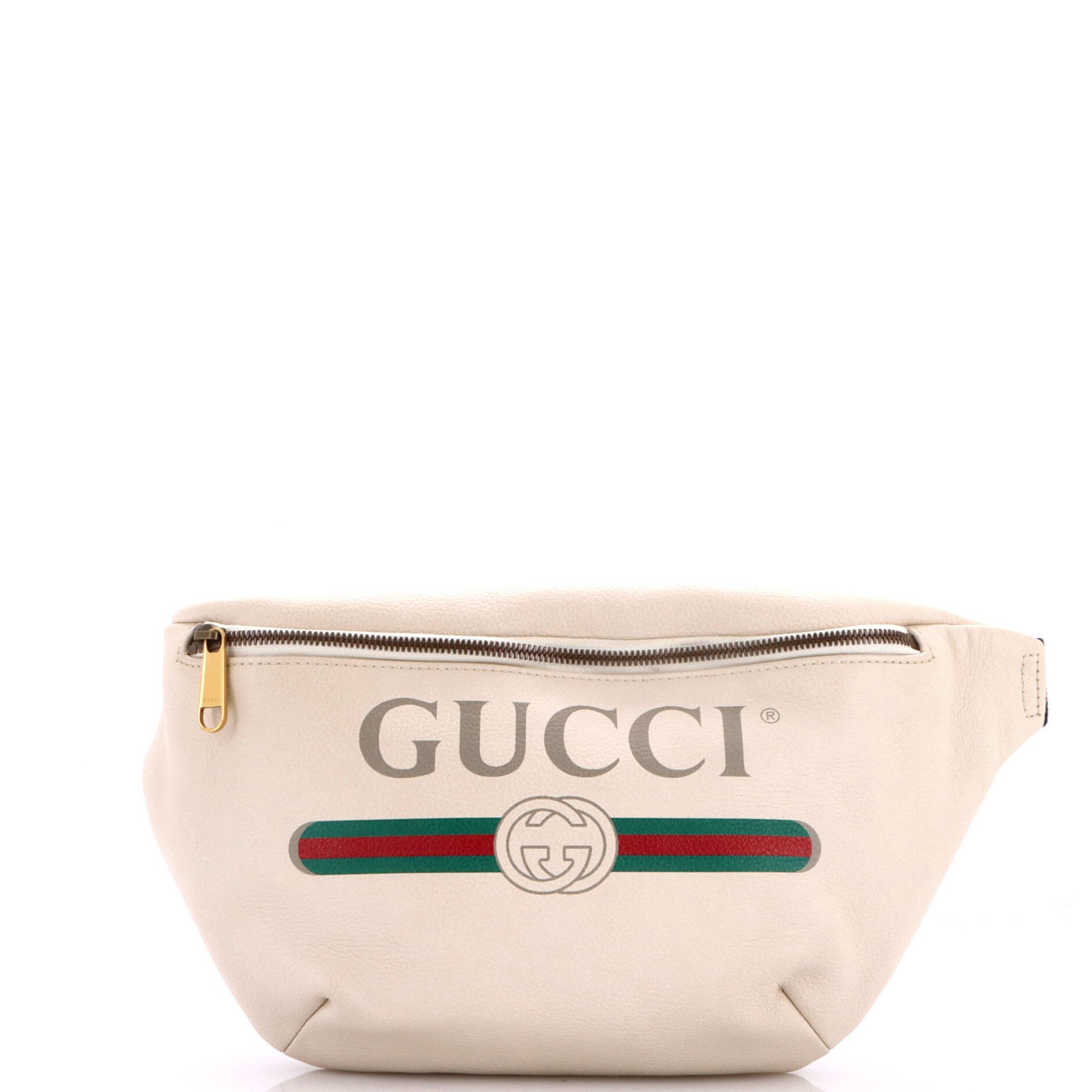 Logo Belt Bag Printed Leather Medium