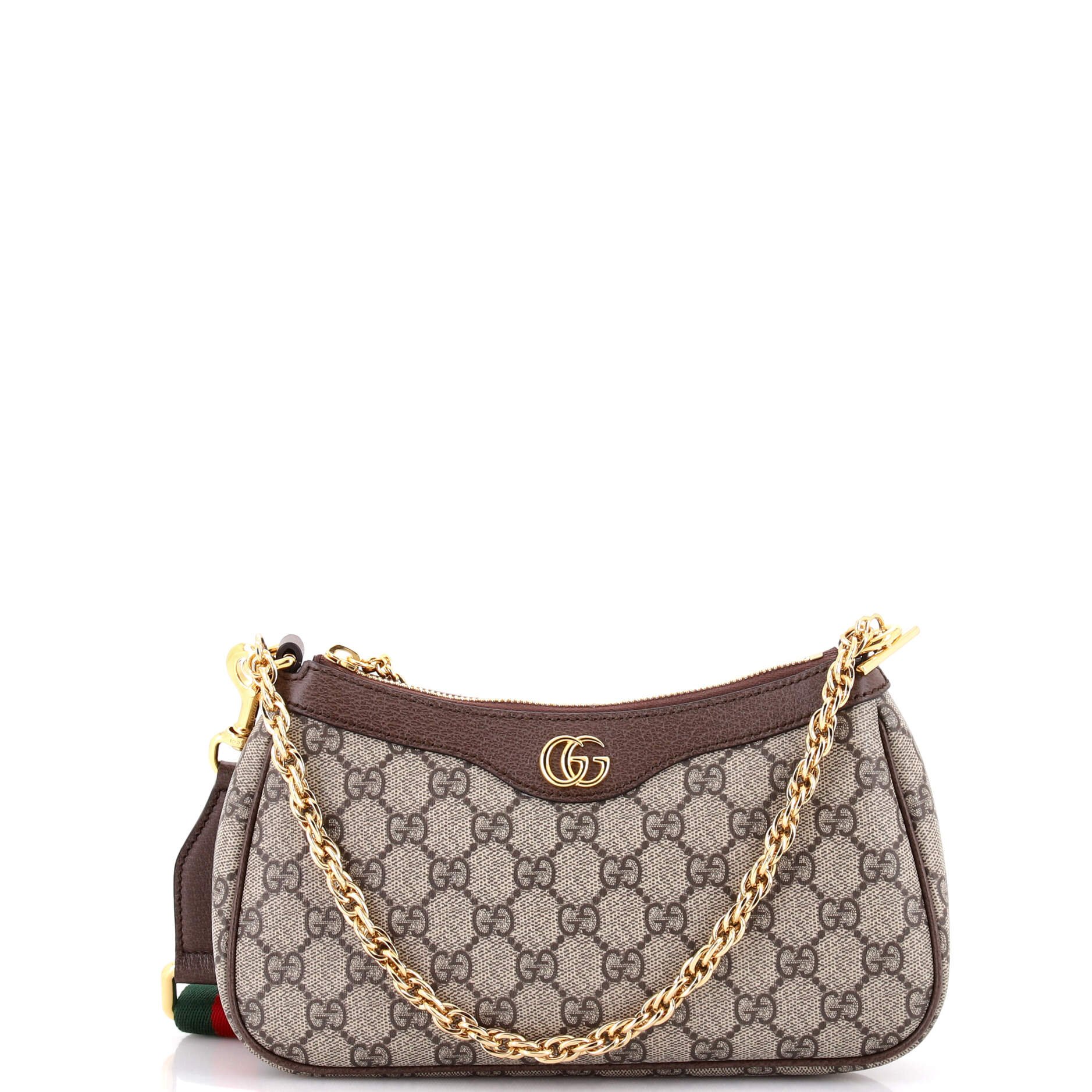 Ophidia Charm Shoulder Bag GG Coated Canvas Small