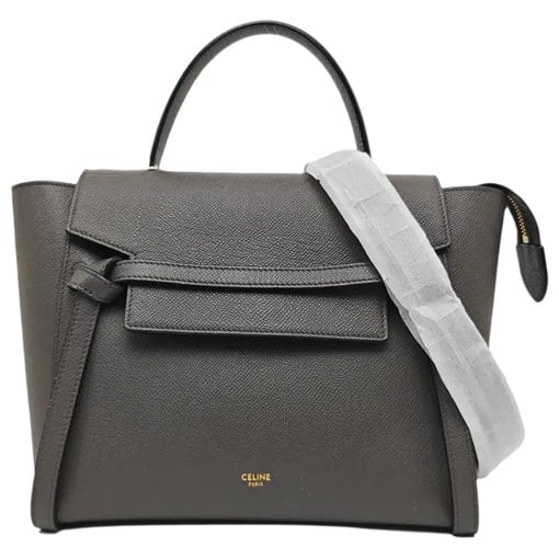 Belt leather crossbody bag
