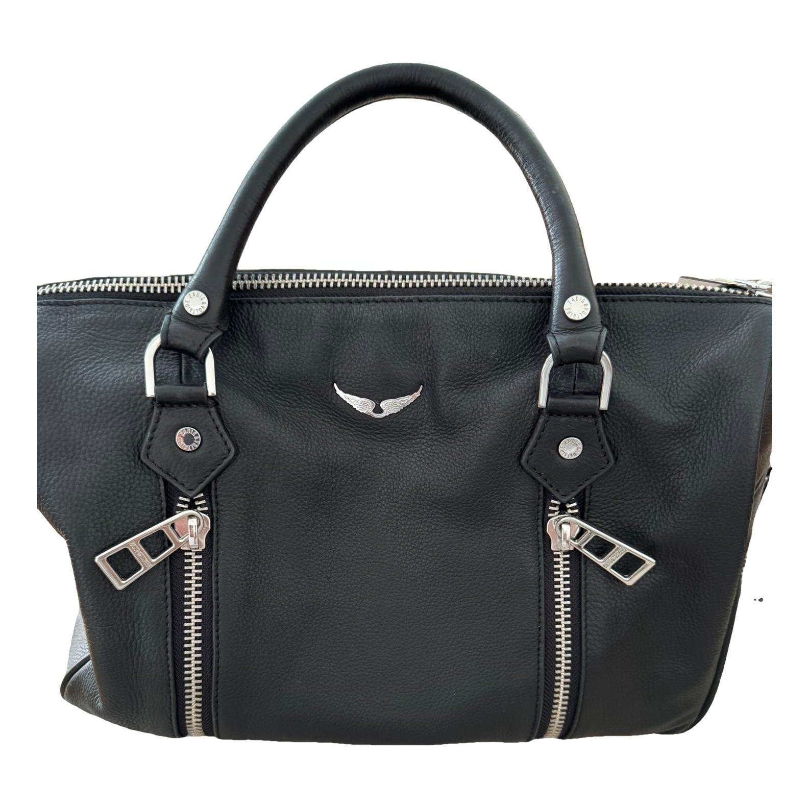 Leather tote