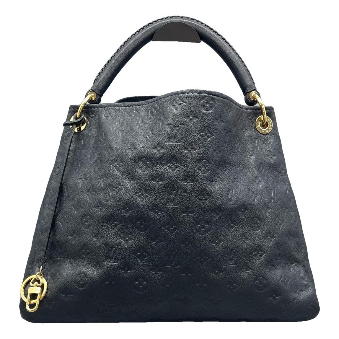 Artsy leather handbag