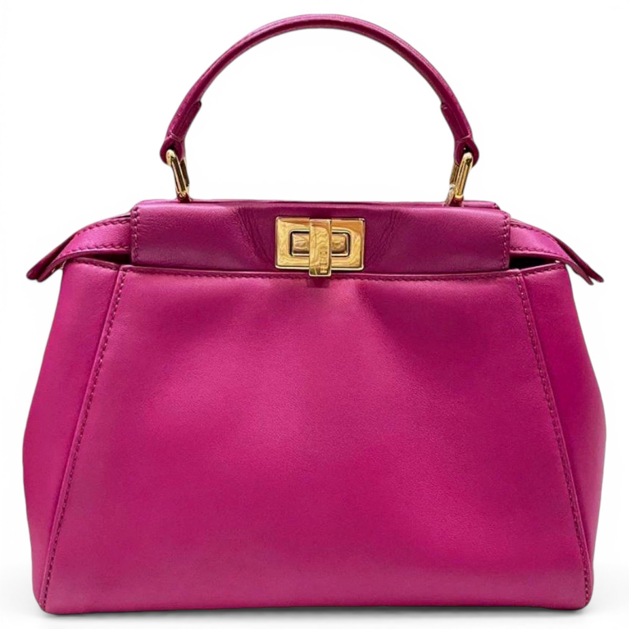 Peekaboo leather handbag