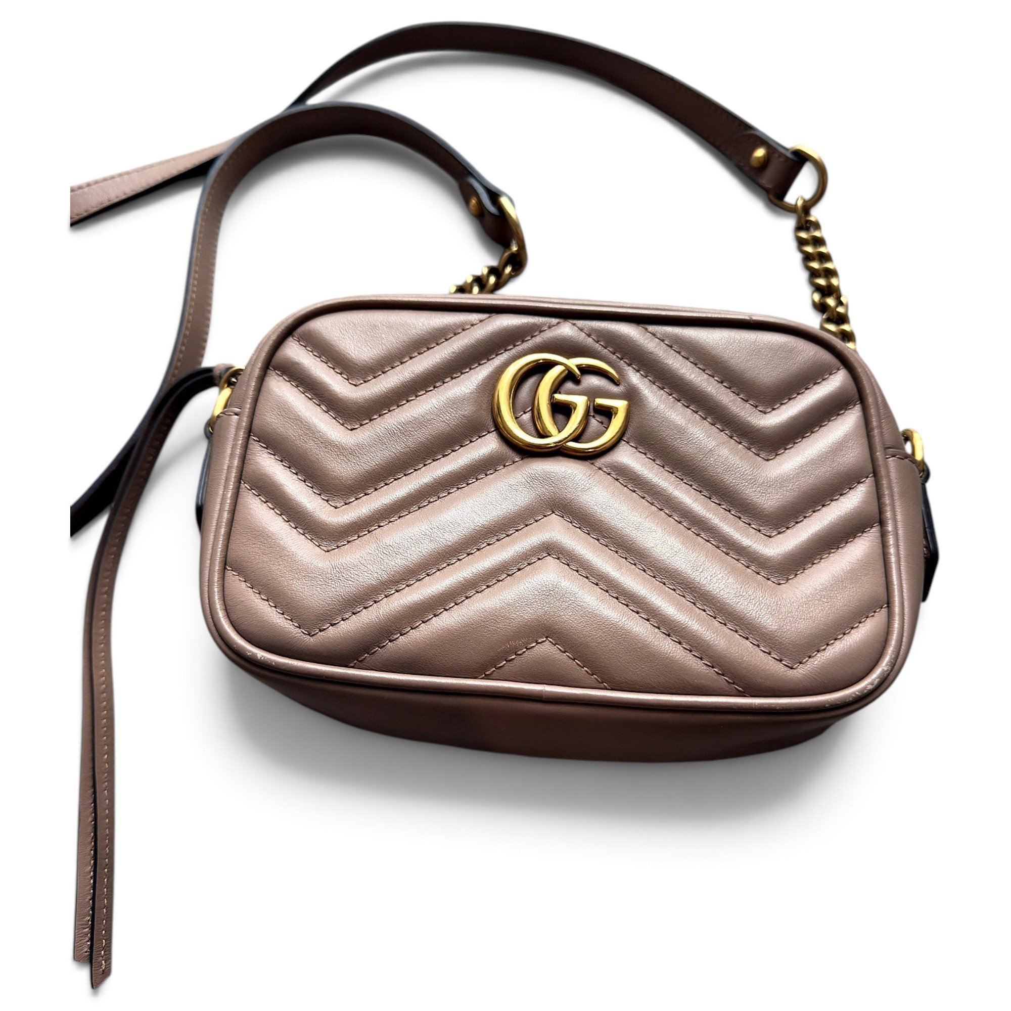 GG Marmont Zip leather crossbody bag