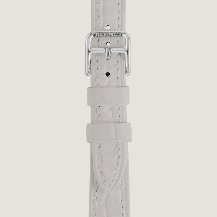 Gris Perle Heure H Small Model 25 MM Single Tour Watch Strap