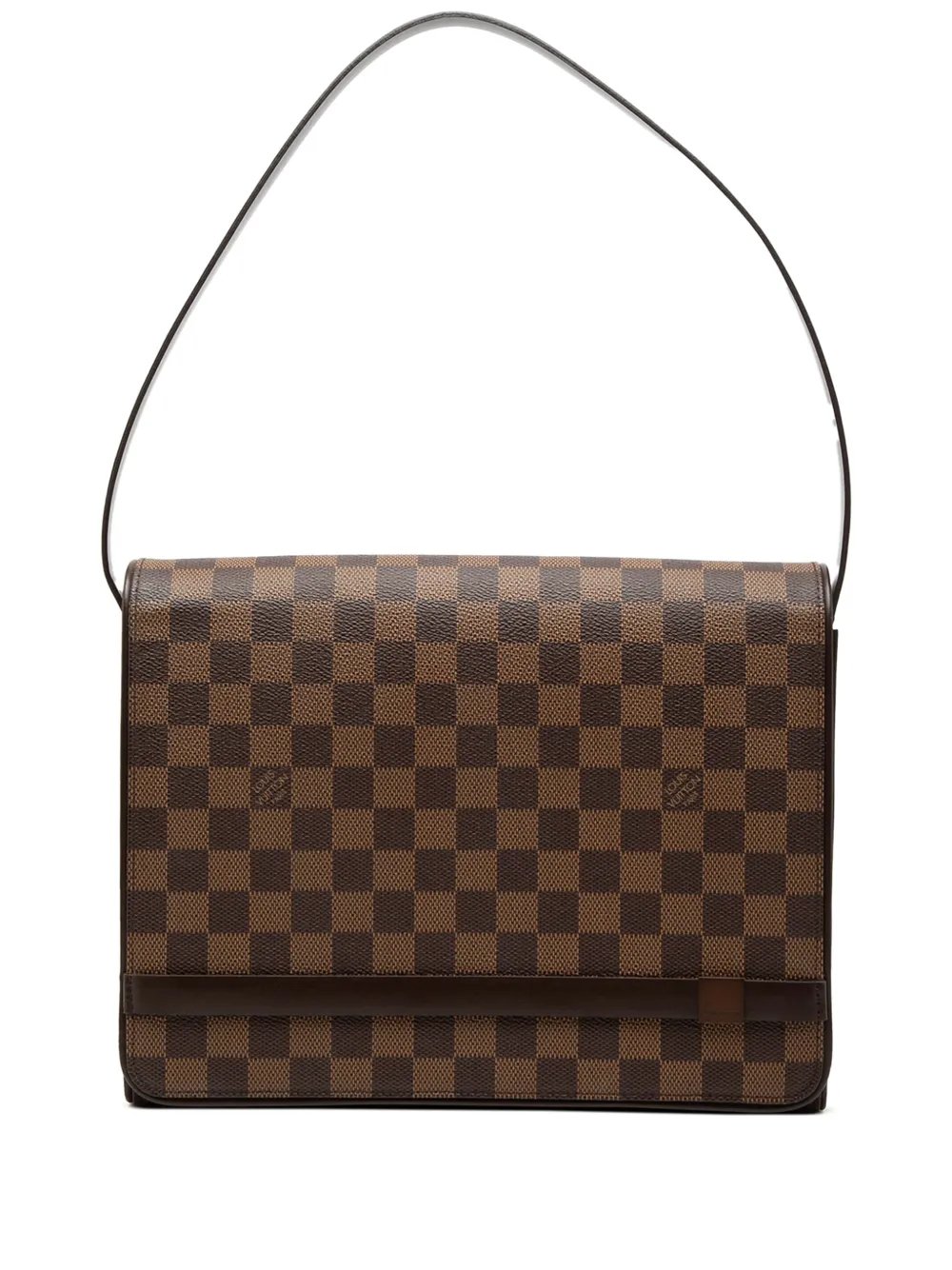 2004 Damier Ebene Tribeca Carre shoulder bag