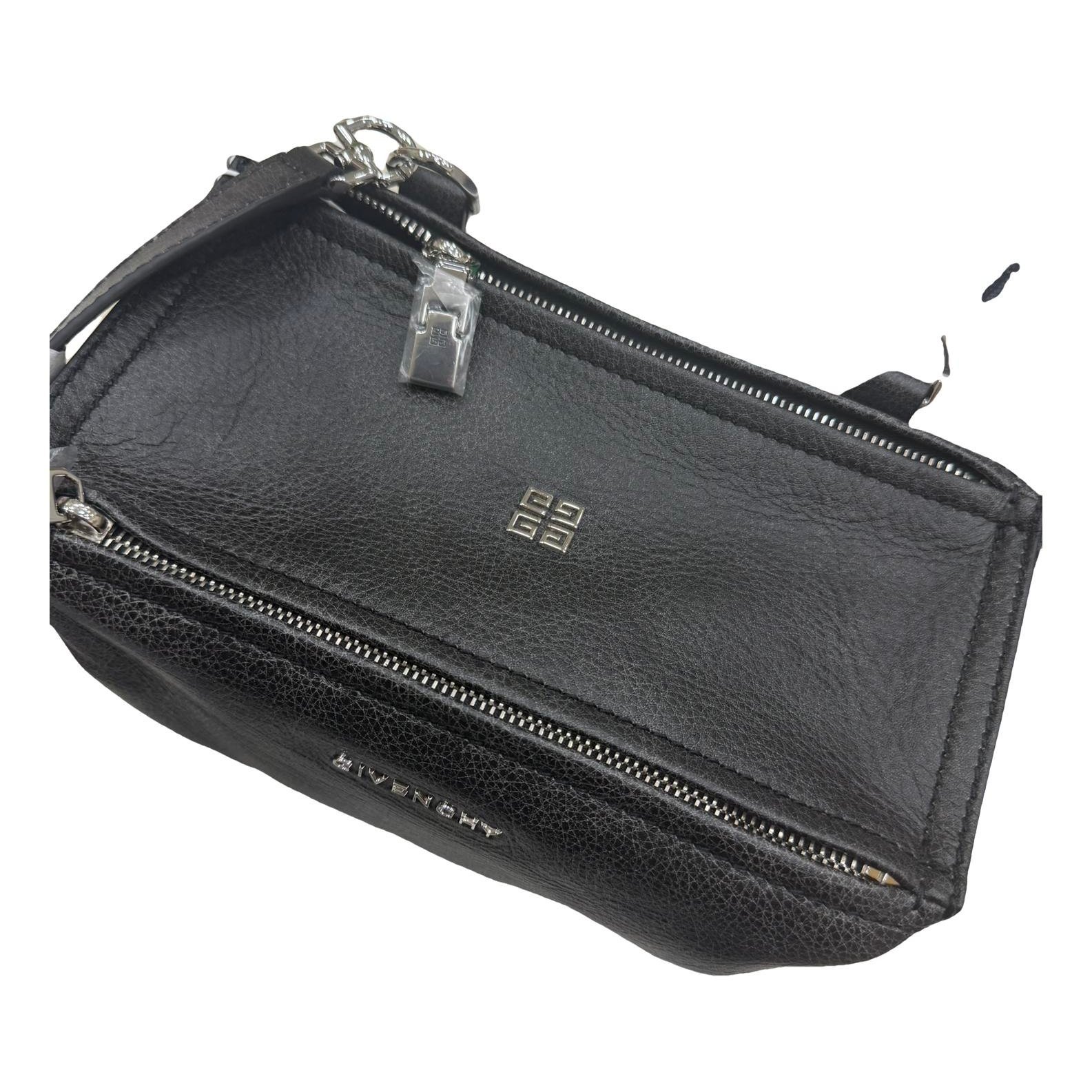 Pandora leather clutch bag