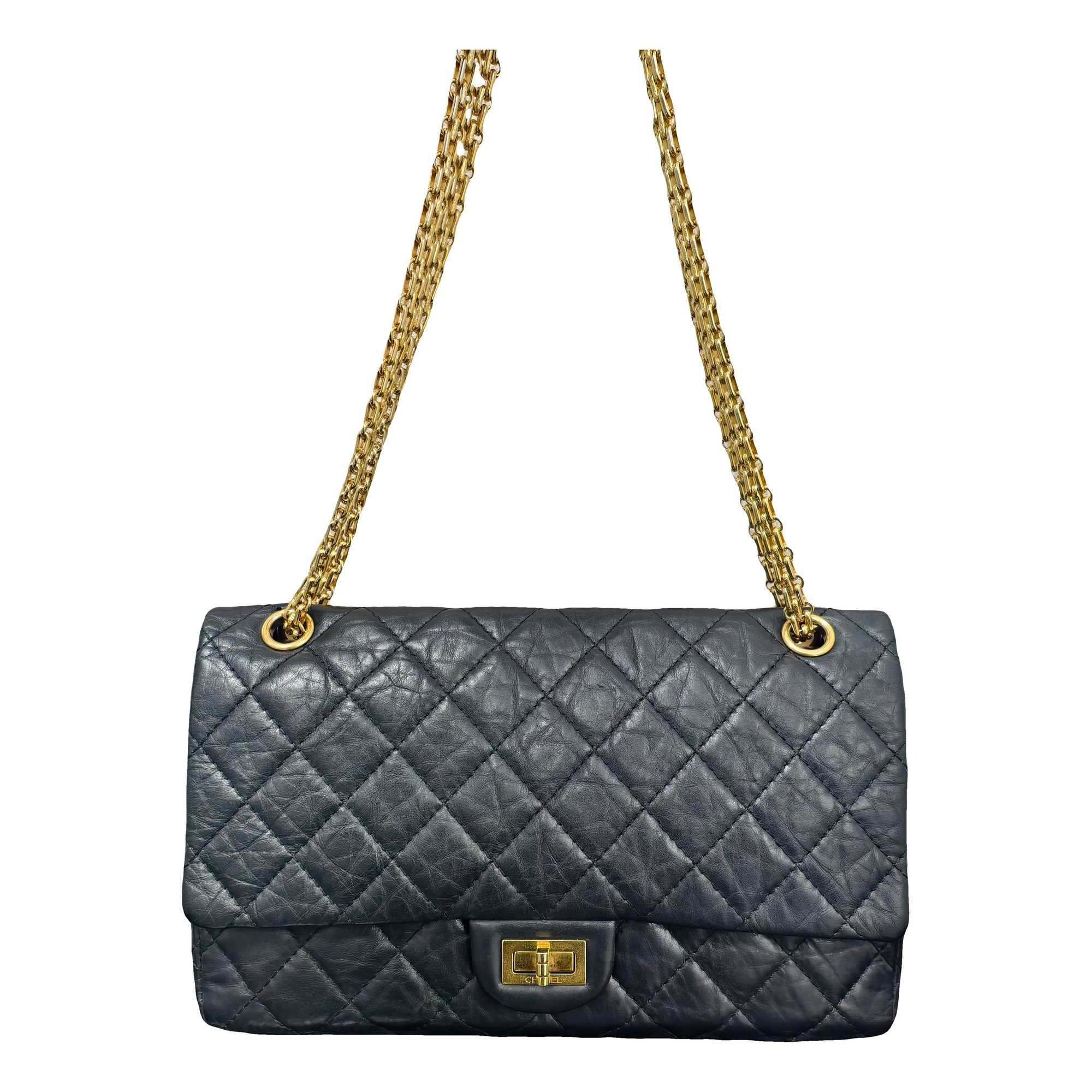 2.55 leather handbag