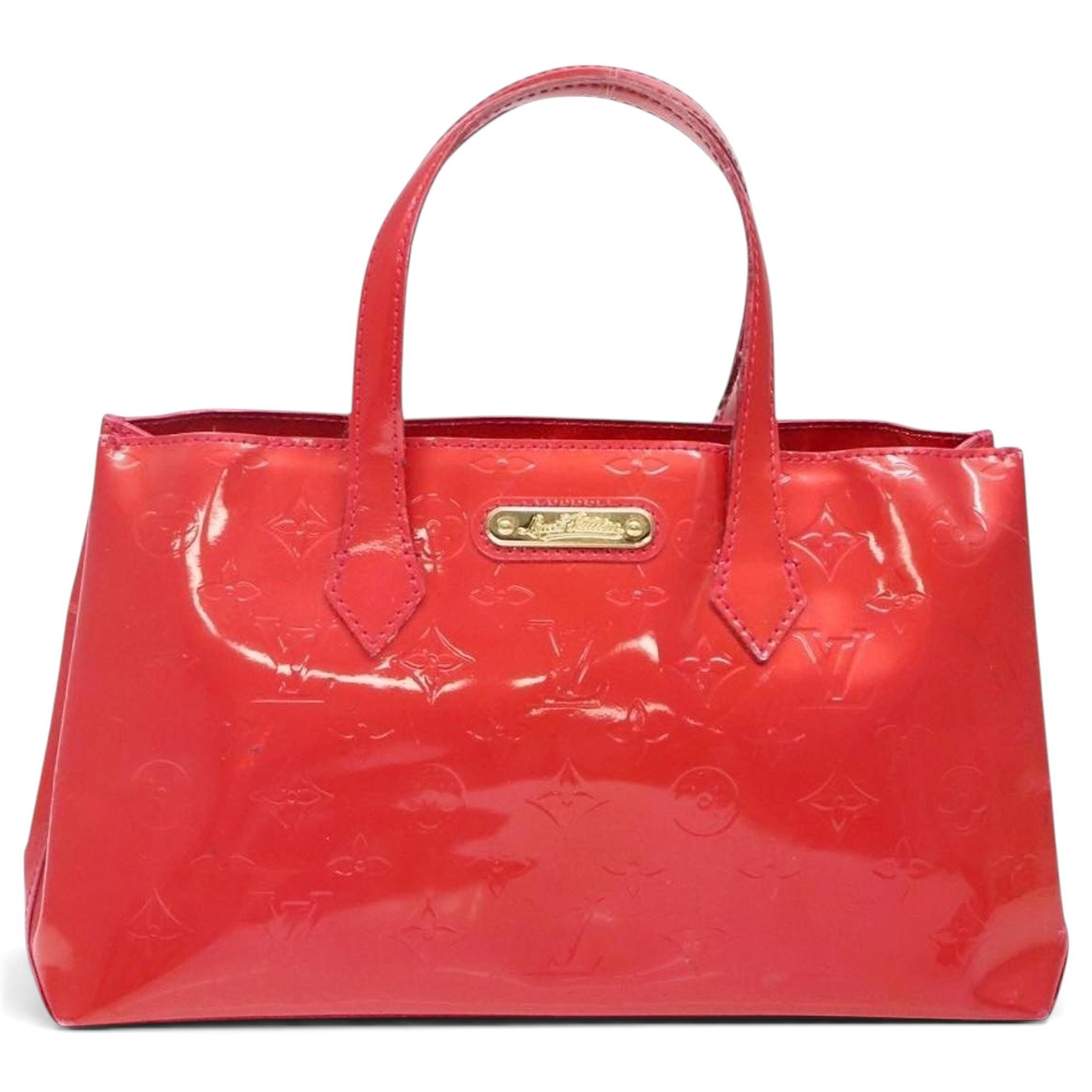 Wilshire patent leather handbag