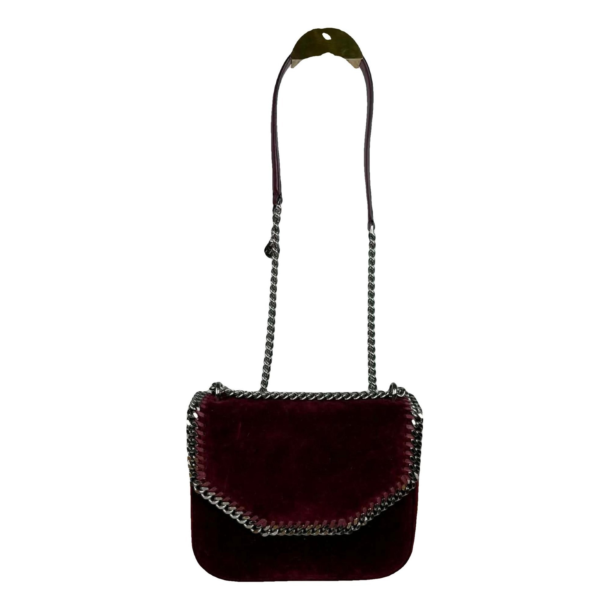 Velvet handbag