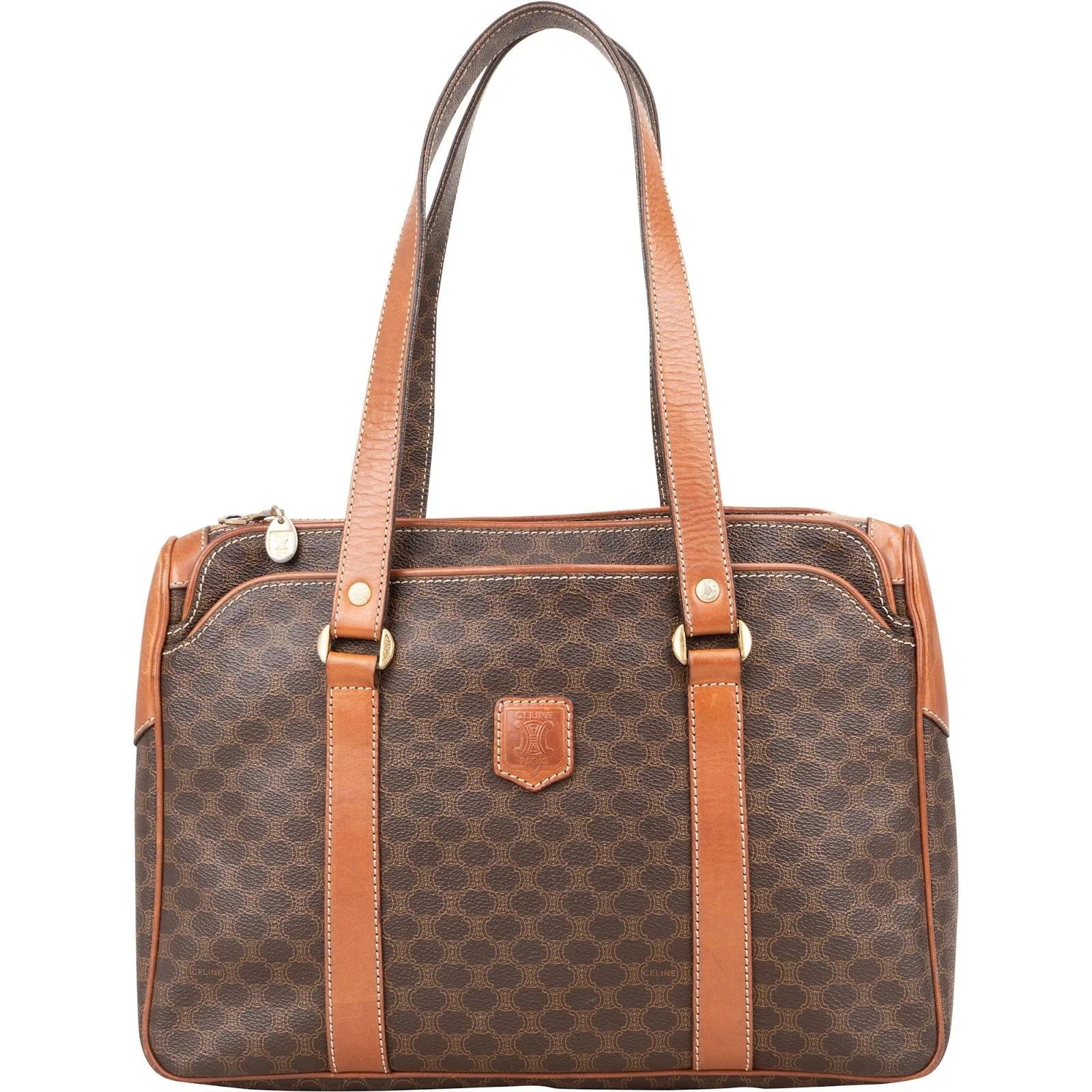 Triomphe leather handbag