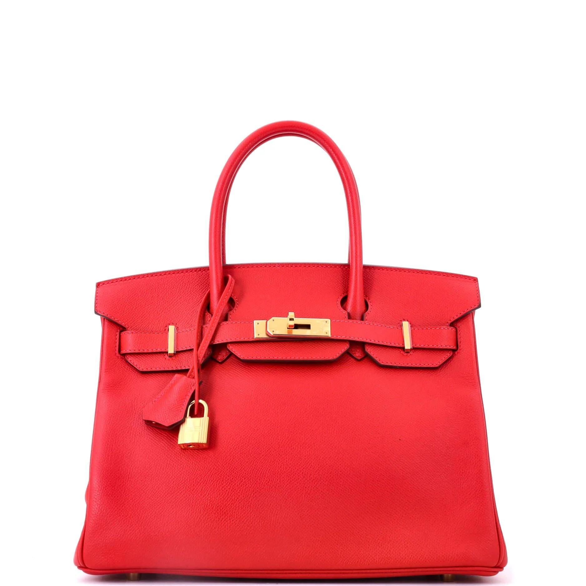 Birkin 30 leather handbag