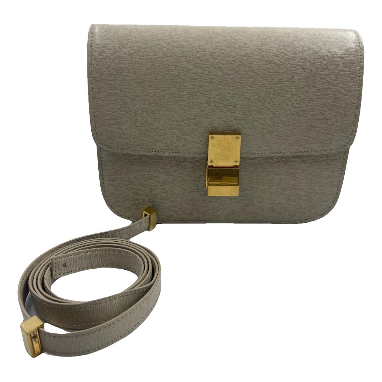 Classic leather crossbody bag