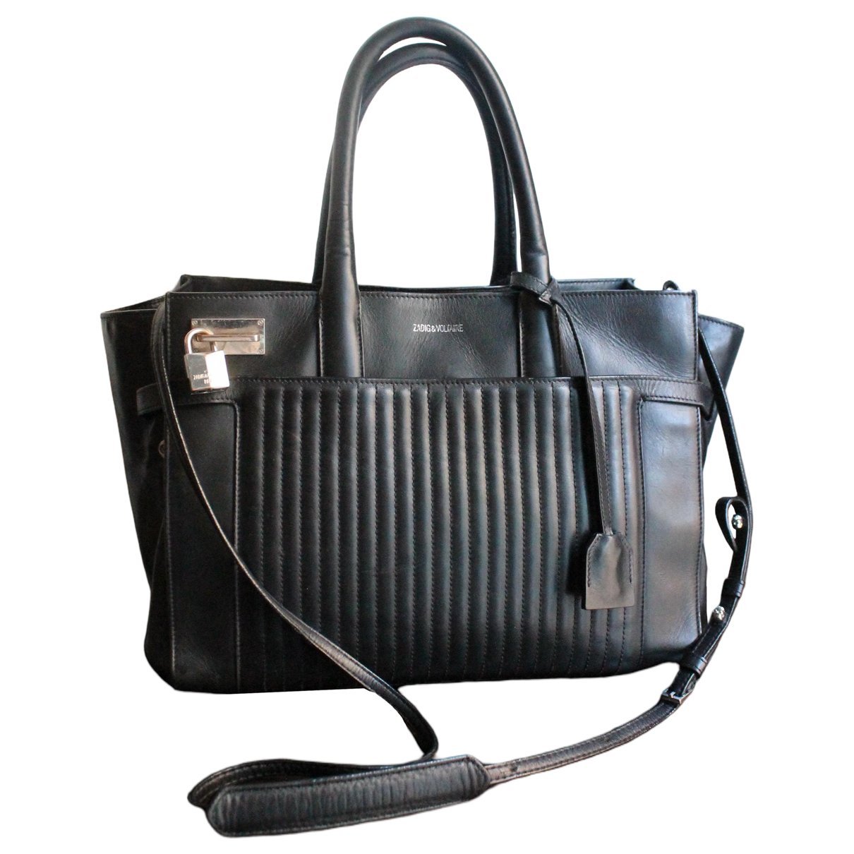 Candide leather handbag