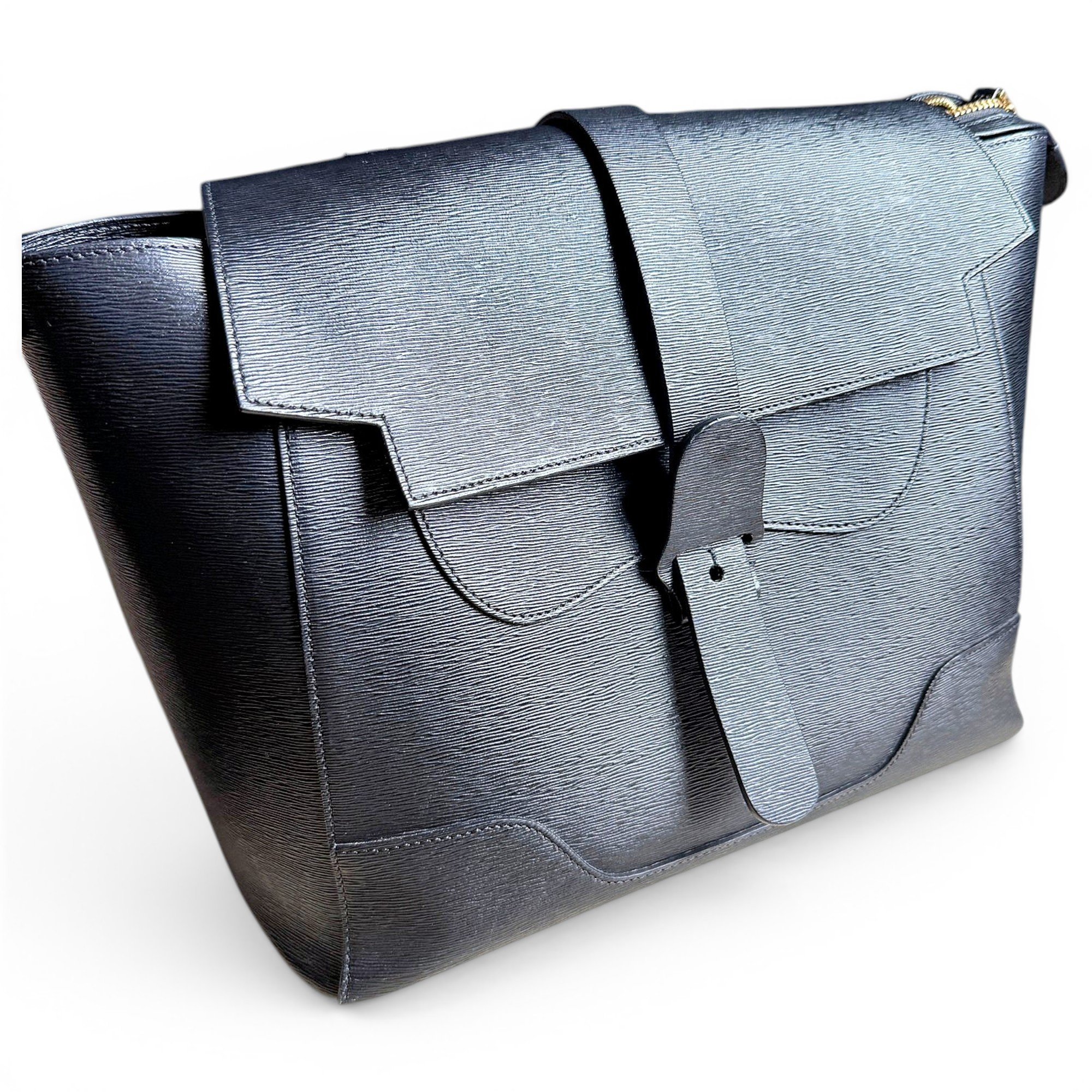 Leather backpack