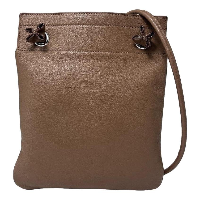 Hermes Aline Handbag Etoupe Swift Leather 0324