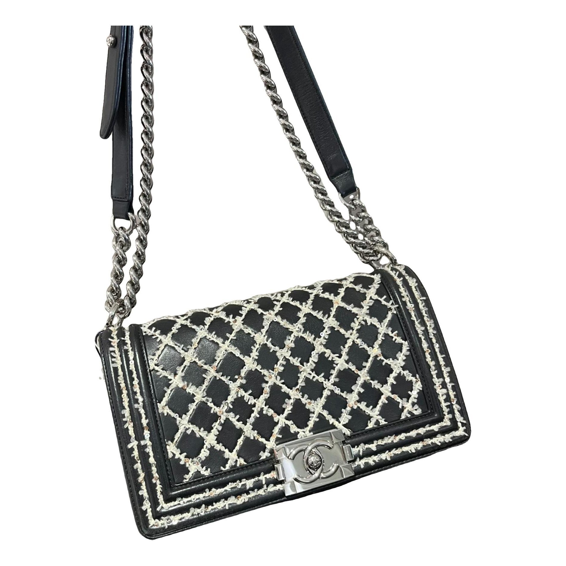 Boy leather crossbody bag