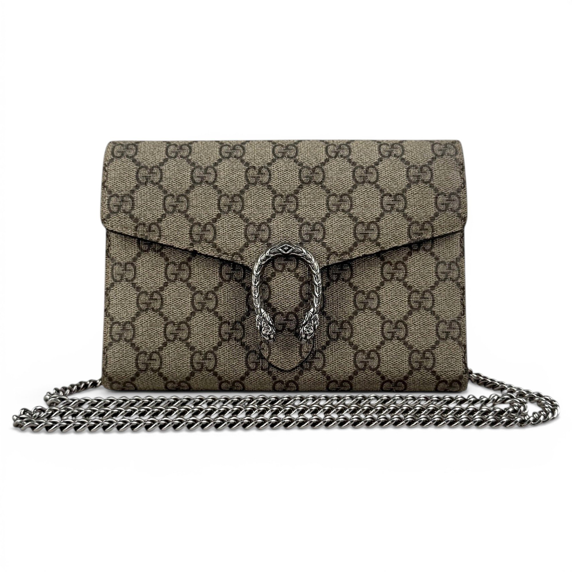 Dionysus Chain Wallet leather crossbody bag